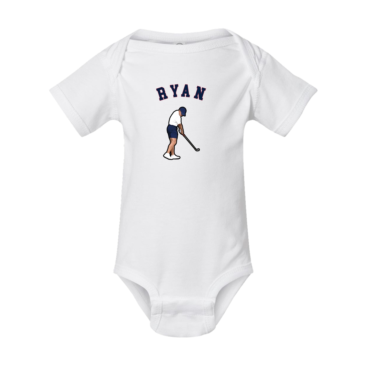 Baby Onesie — Shirsey Arch in White