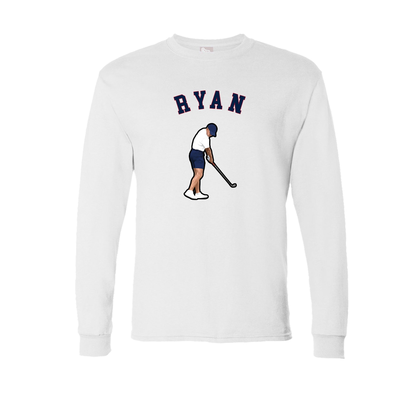 Long Sleeve Tee — Shirsey Arch in White