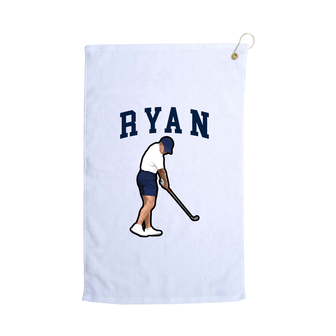 Golf Towel — Shirsey in White