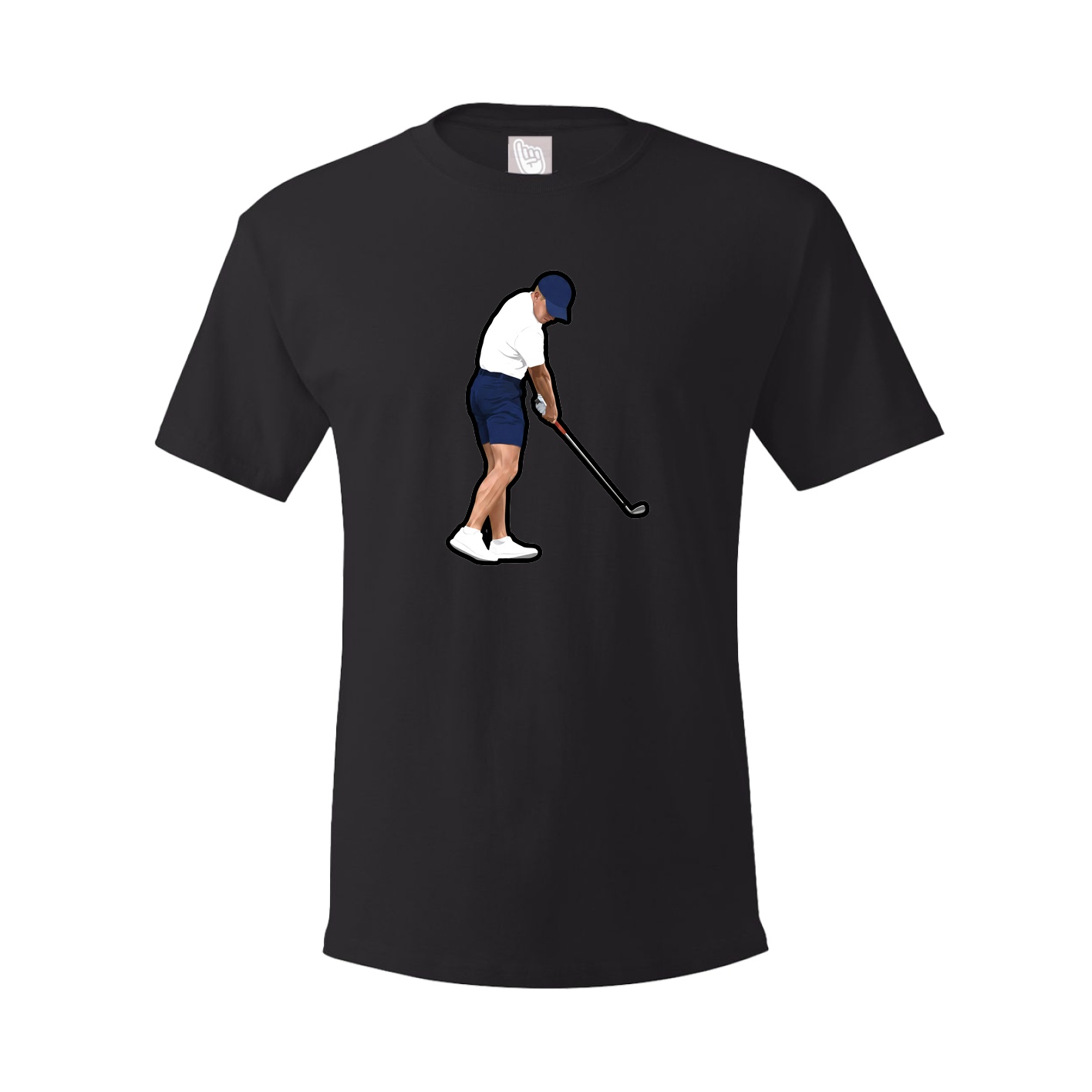 Youth Tee — Name Vertical in Black