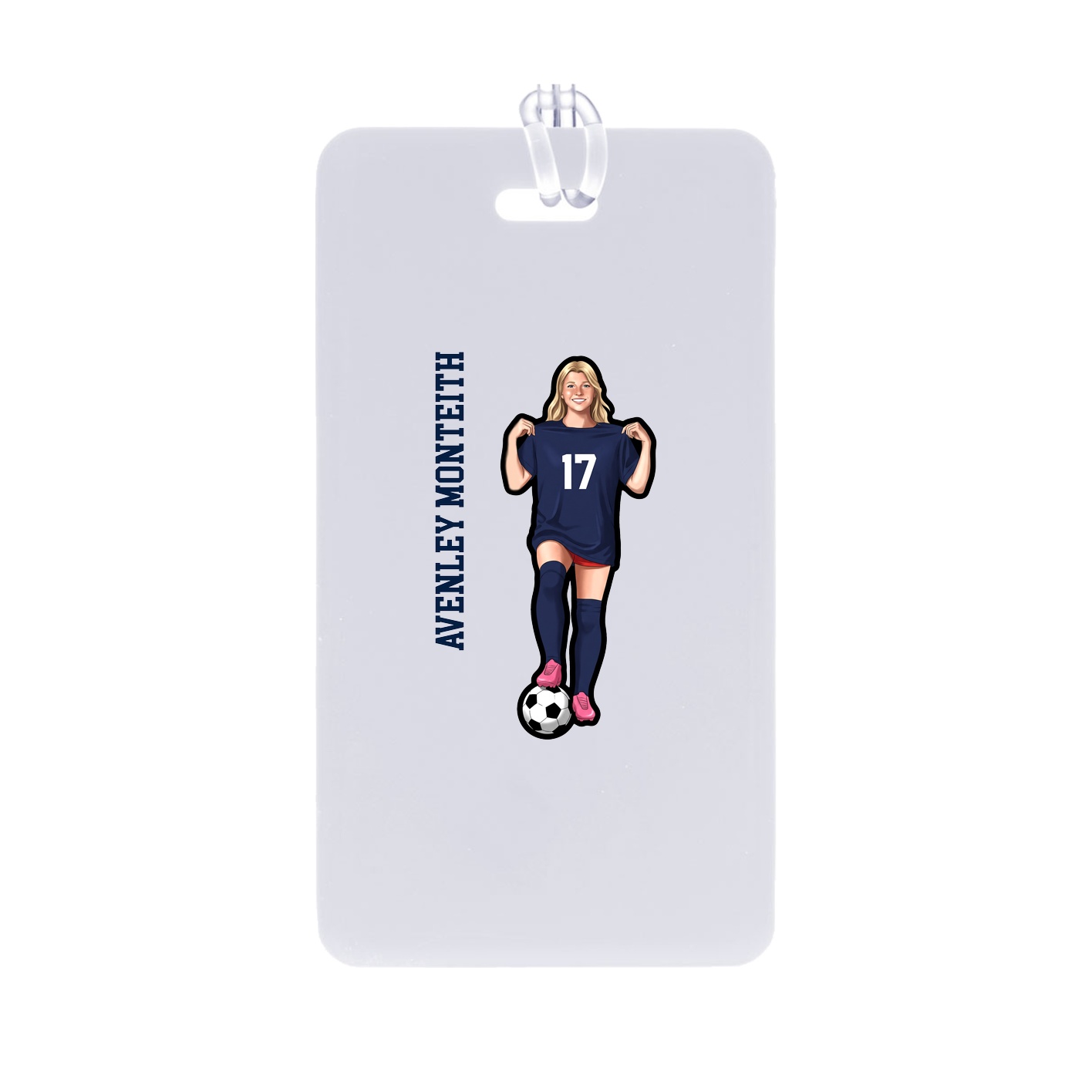 Bag Tag — Name Vertical in Classic