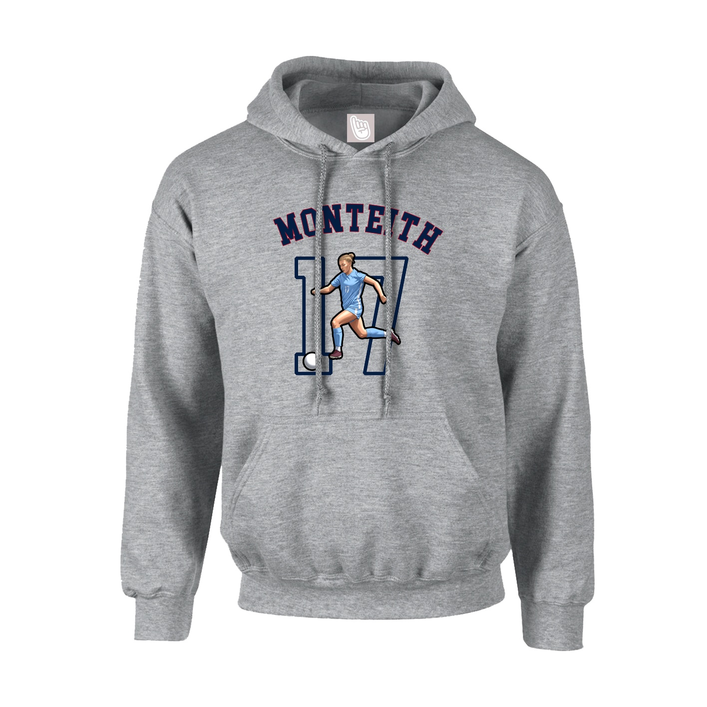 Youth Hoodie — Shirsey Arch in Grey