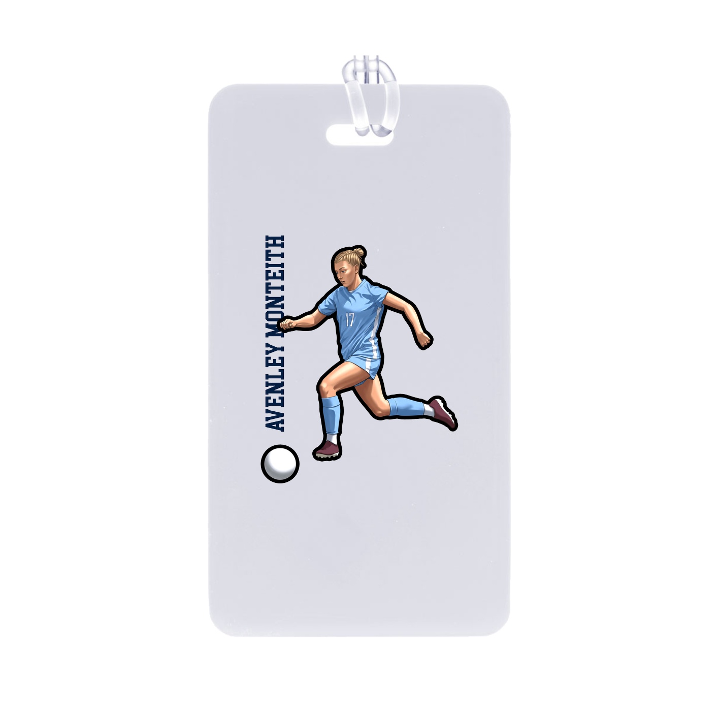 Bag Tag — Name Vertical in Classic