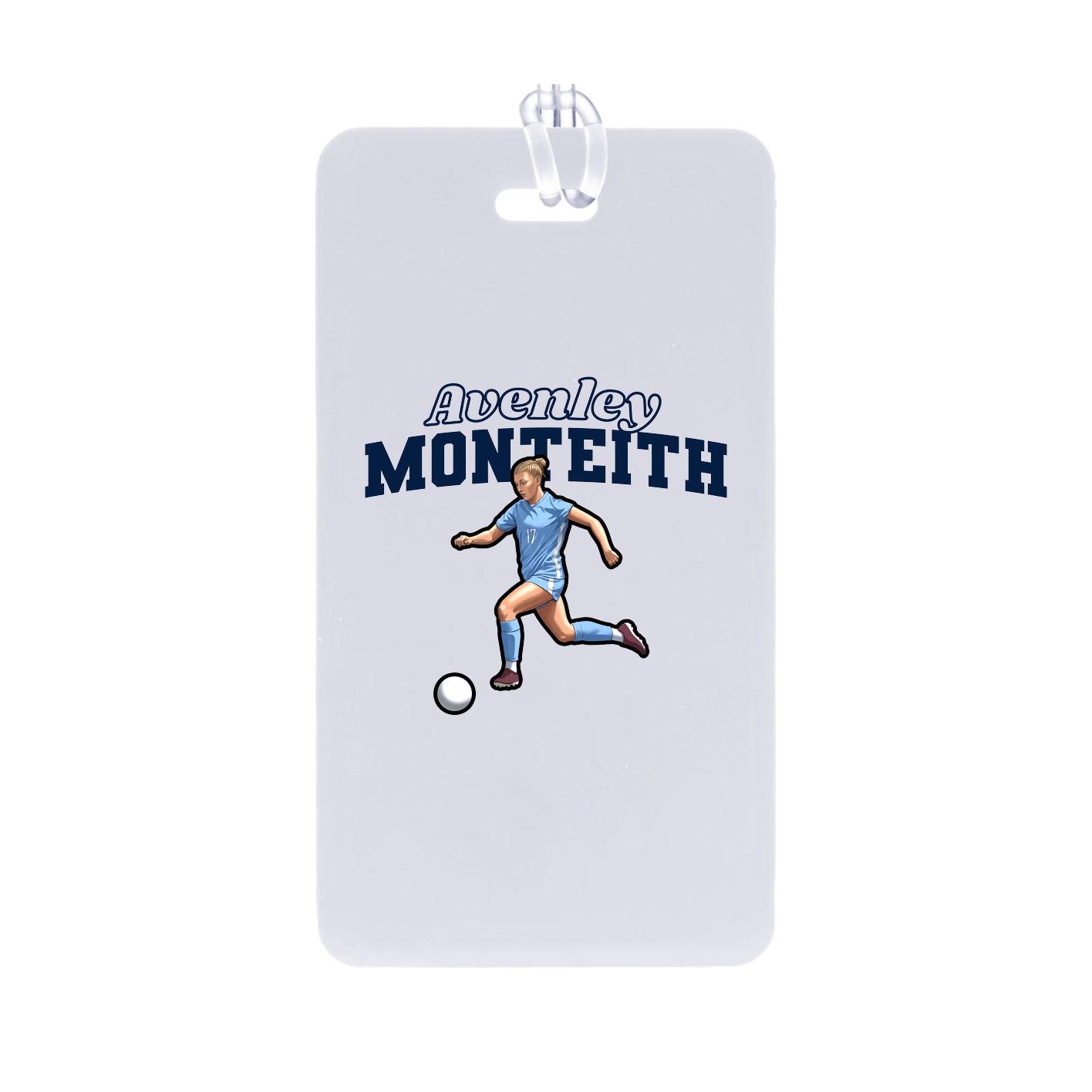 Bag Tag — Name Arch in Classic