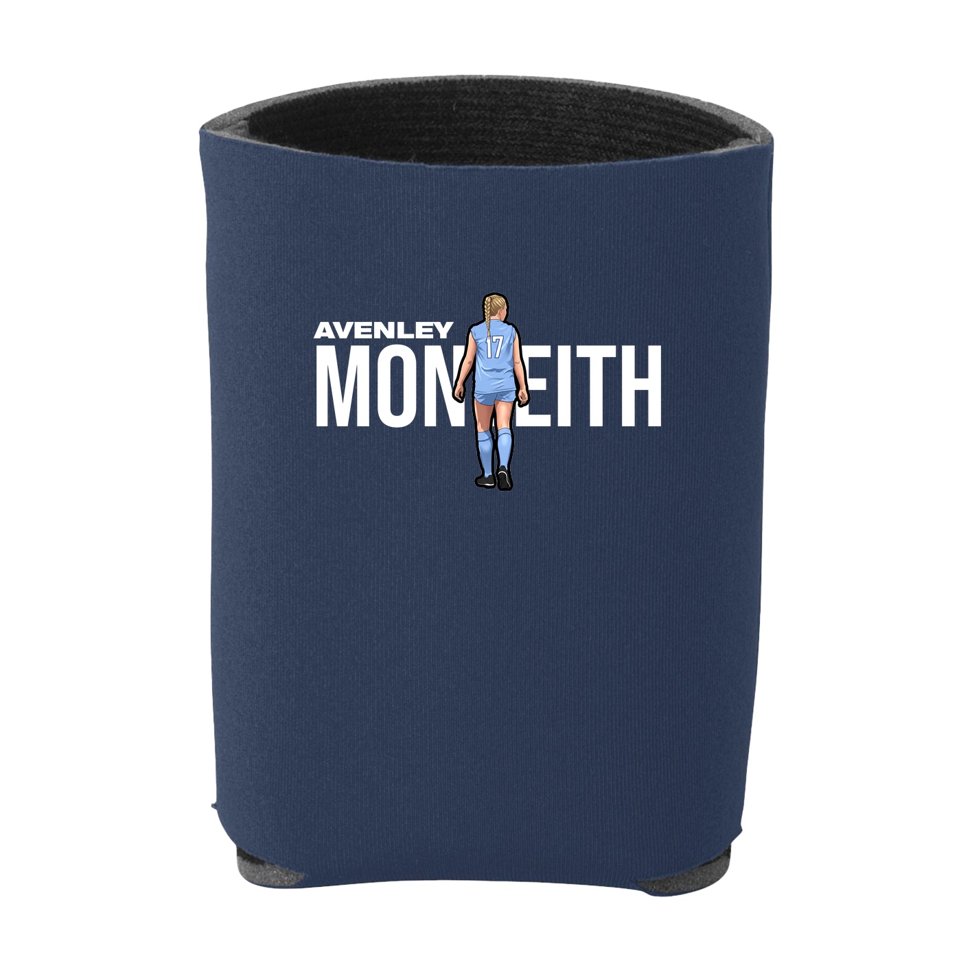 Can Holder — Player Name in Navy