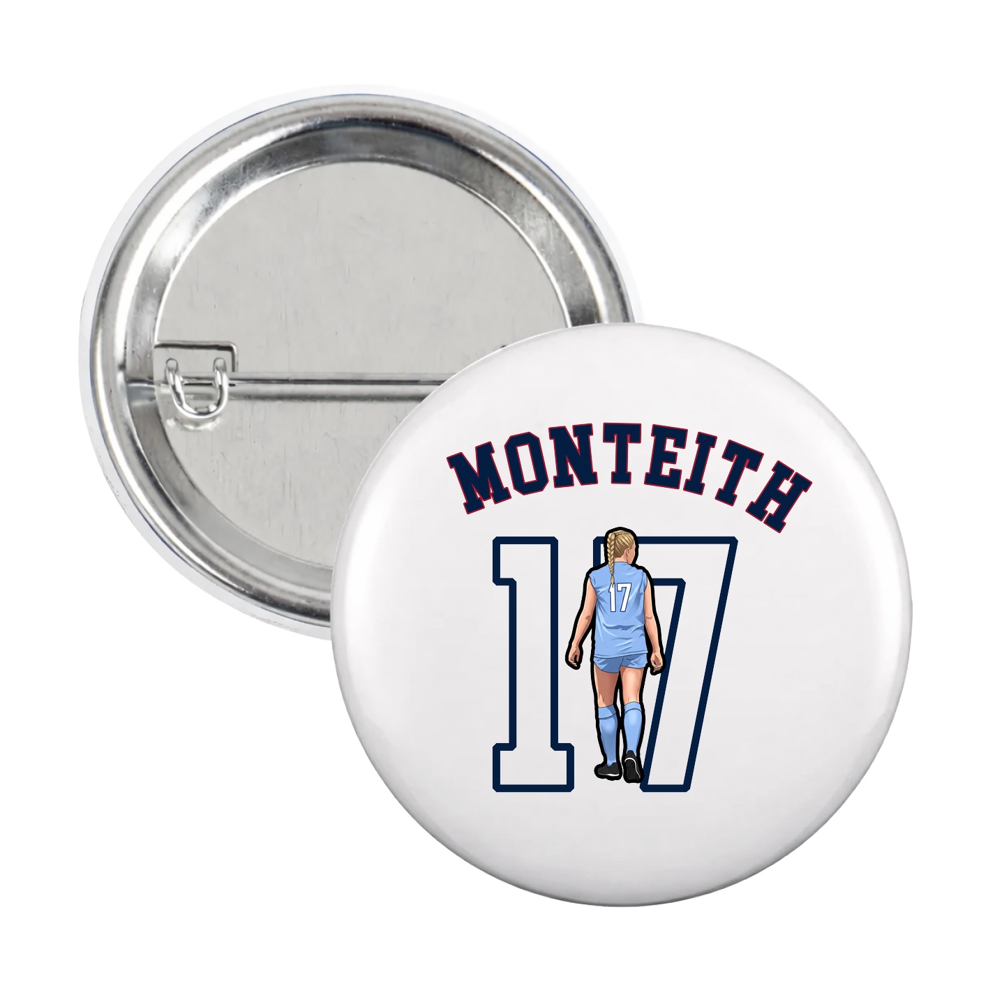 Game Day Button — Shirsey Arch in White
