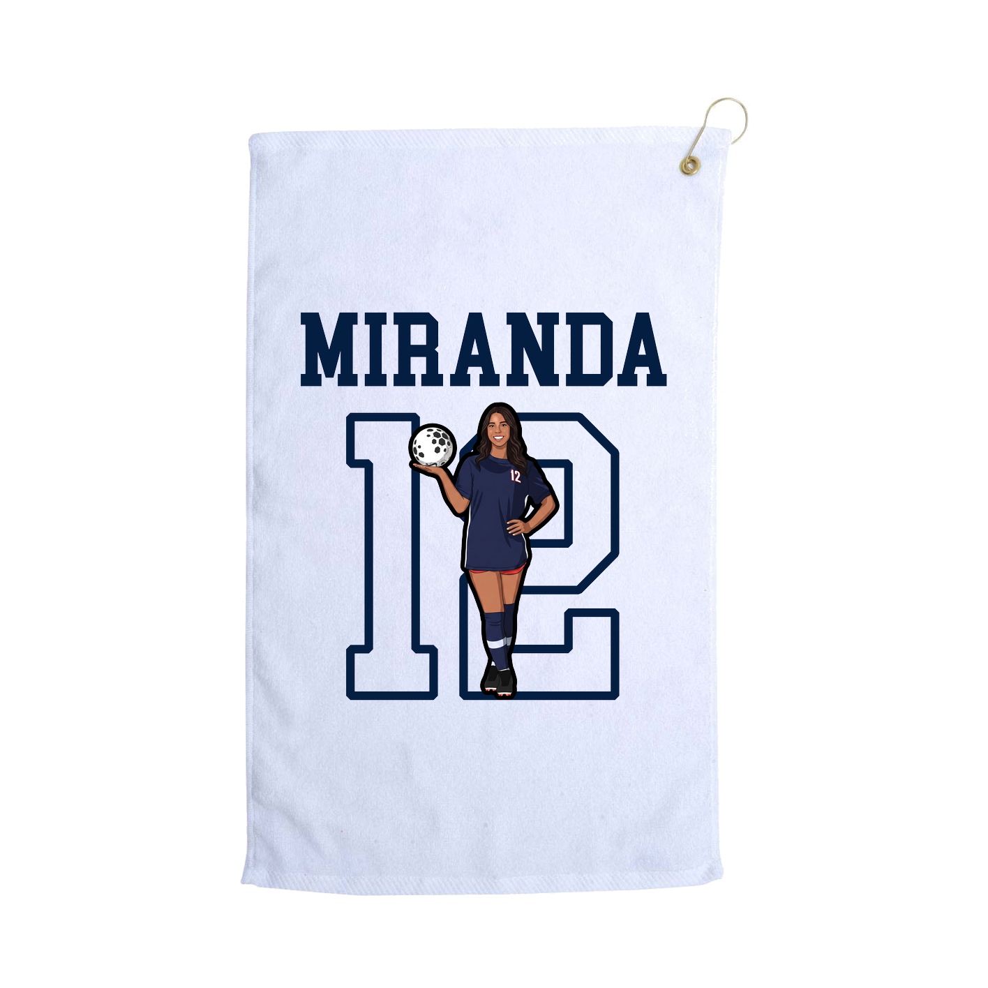 Golf Towel — Shirsey in White