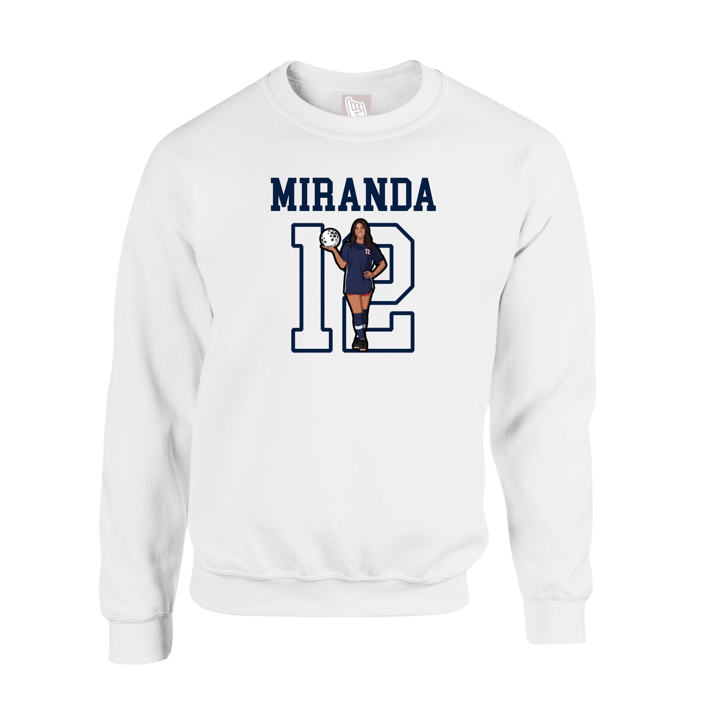 Fleece Crew — Shirsey in White