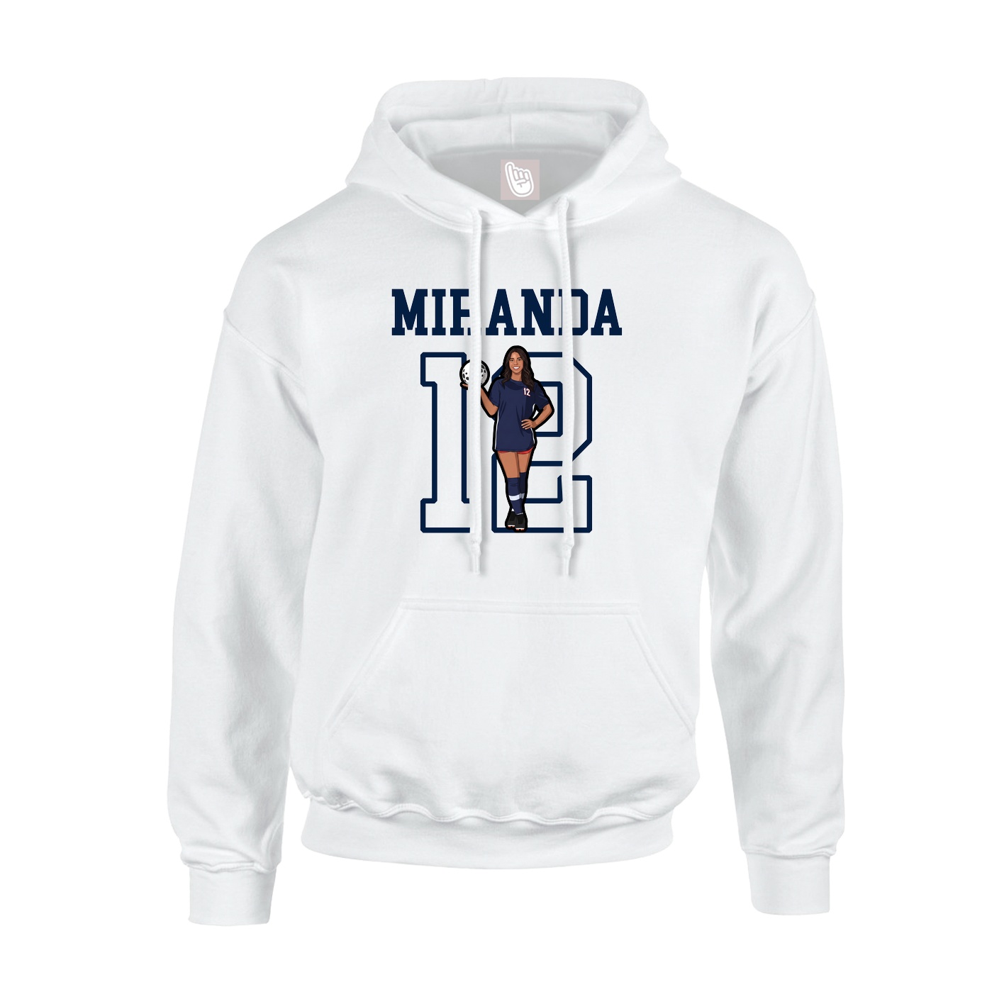 Youth Hoodie — Shirsey in White