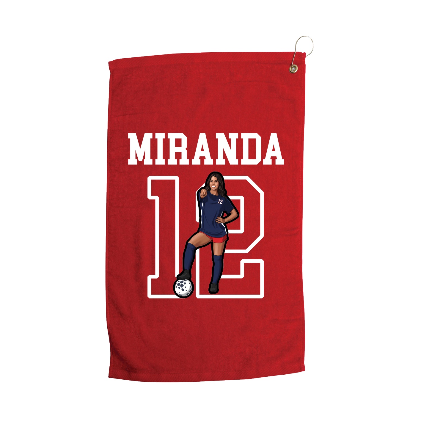 Golf Towel — Shirsey in Red