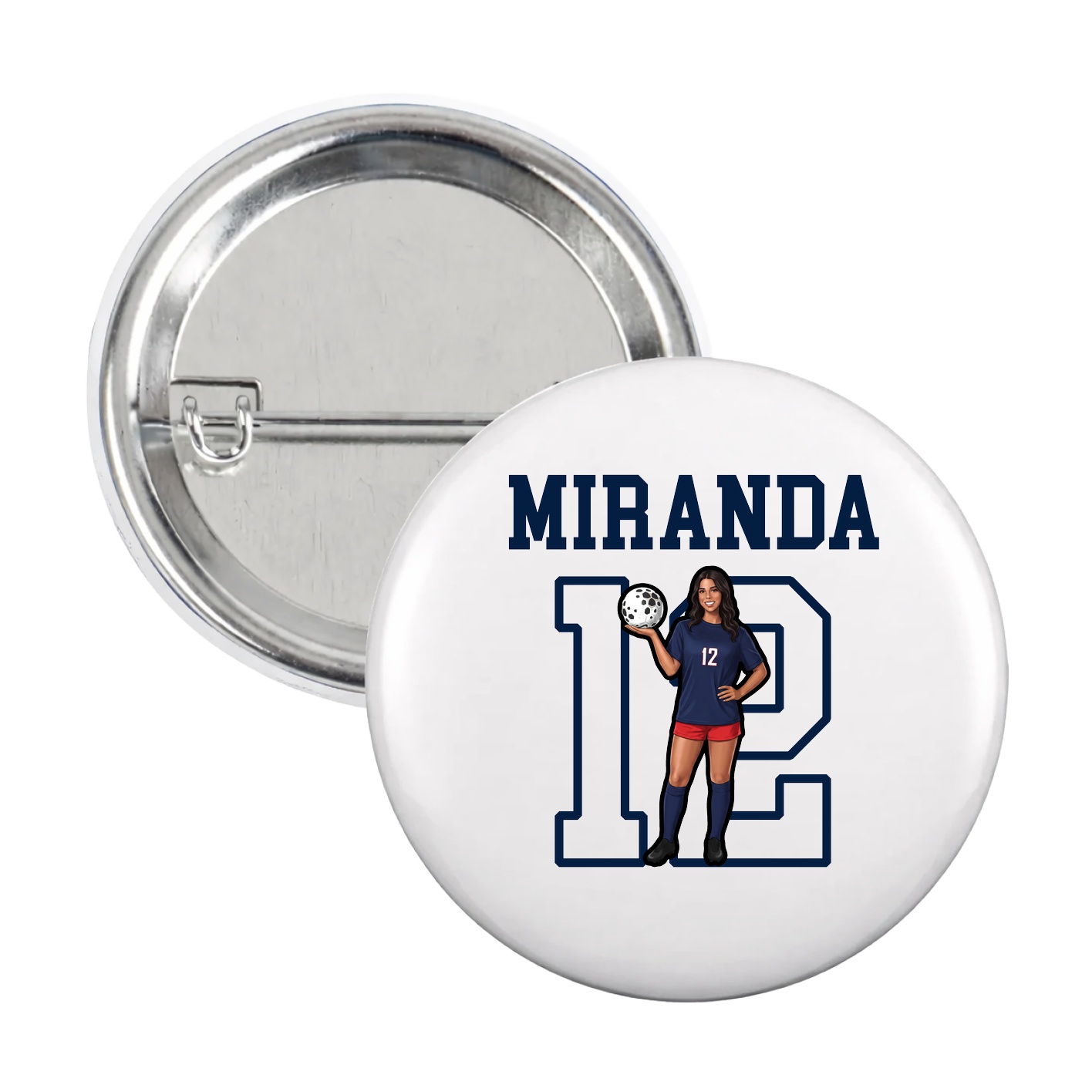 Game Day Button — Shirsey in White