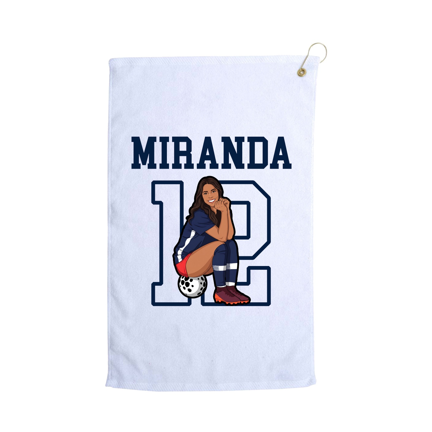 Golf Towel — Shirsey in White