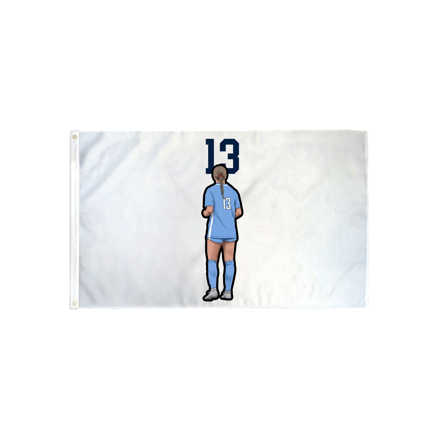 3x5 Flag — Number Top in Classic