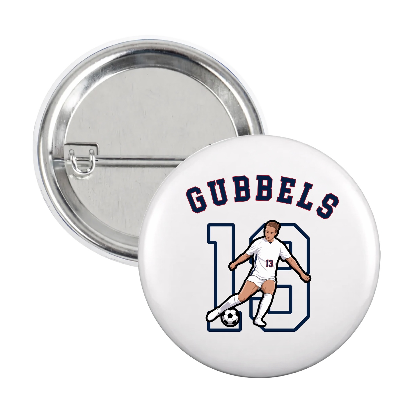 Game Day Button — Shirsey Arch in White