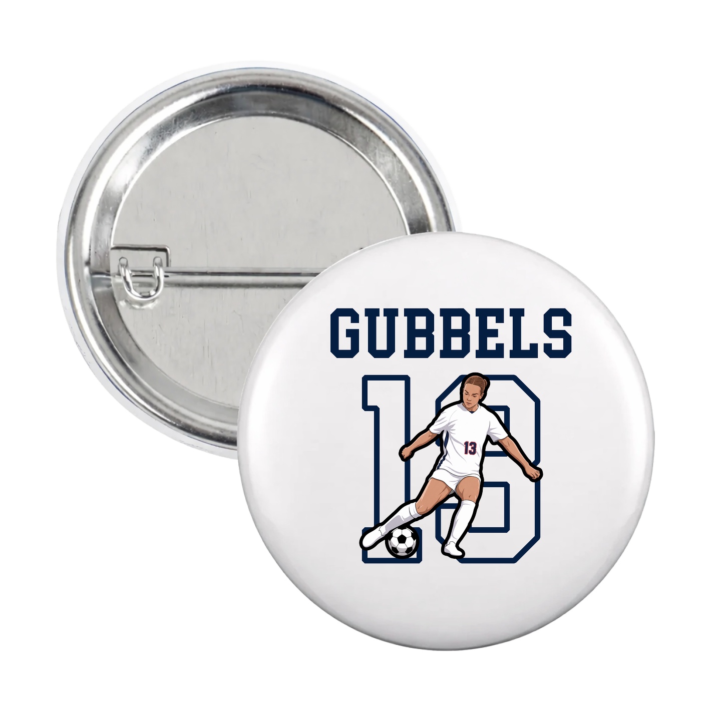 Game Day Button — Shirsey in White