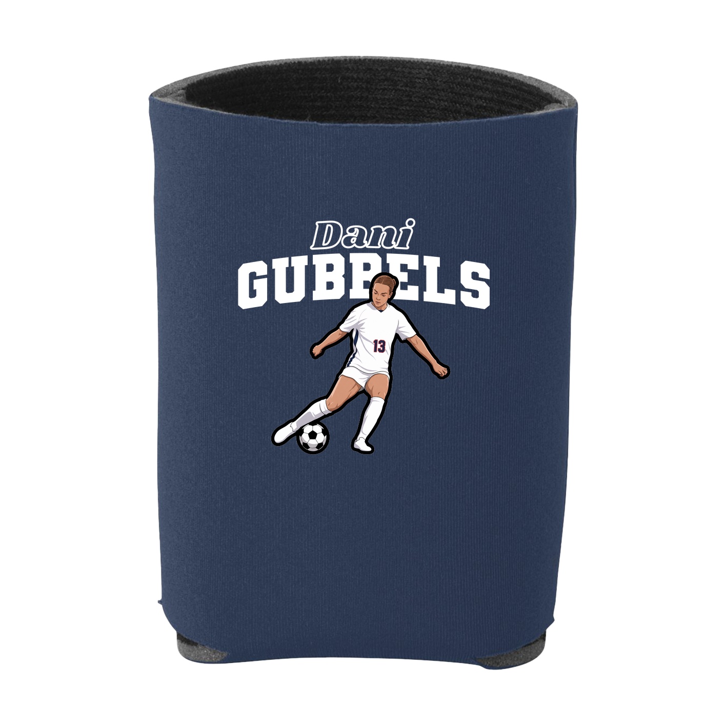 Can Holder — Name Arch in Navy