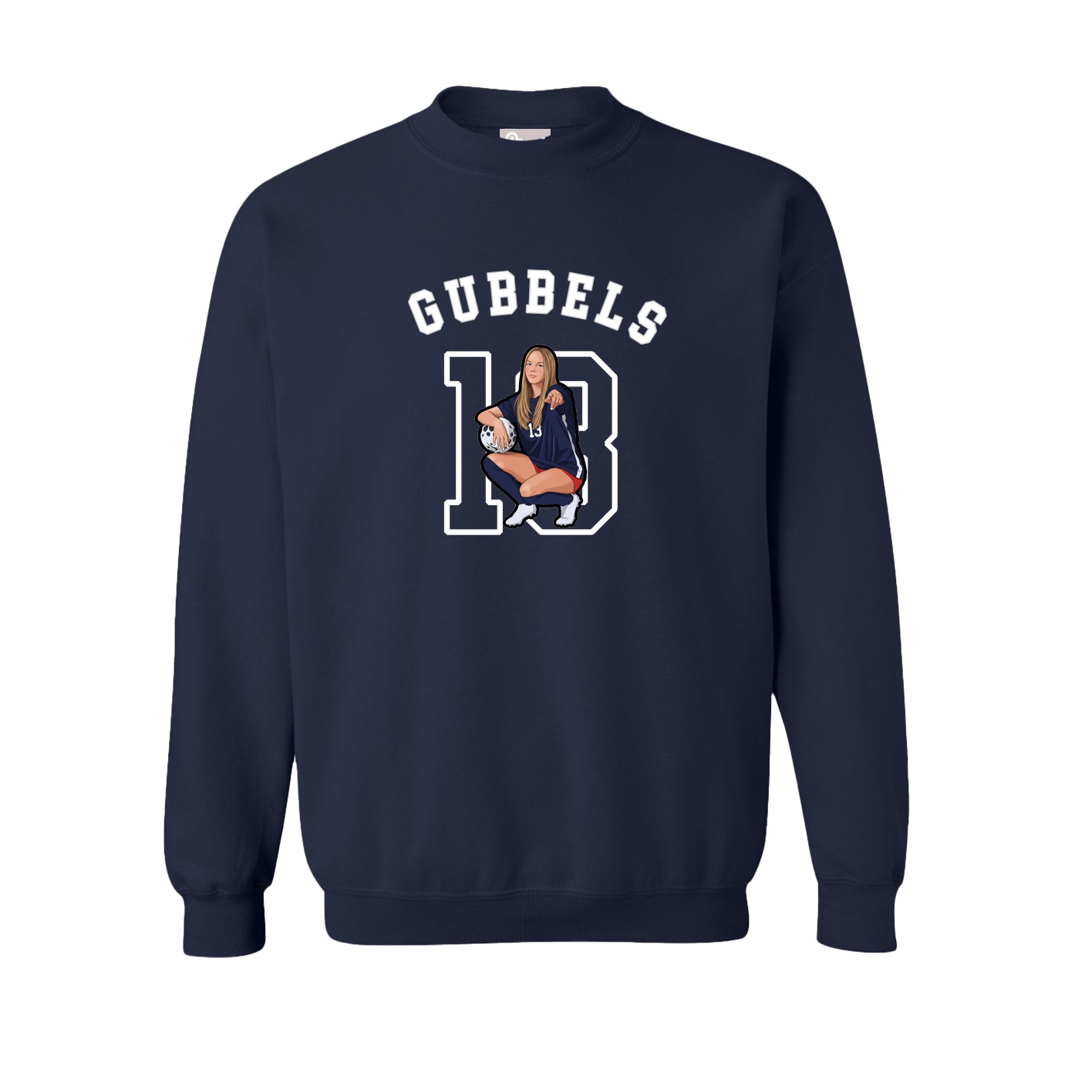 Fleece Crew — Shirsey Arch in Navy