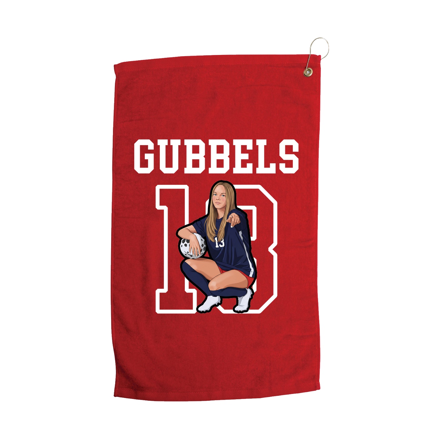 Golf Towel — Shirsey in Red