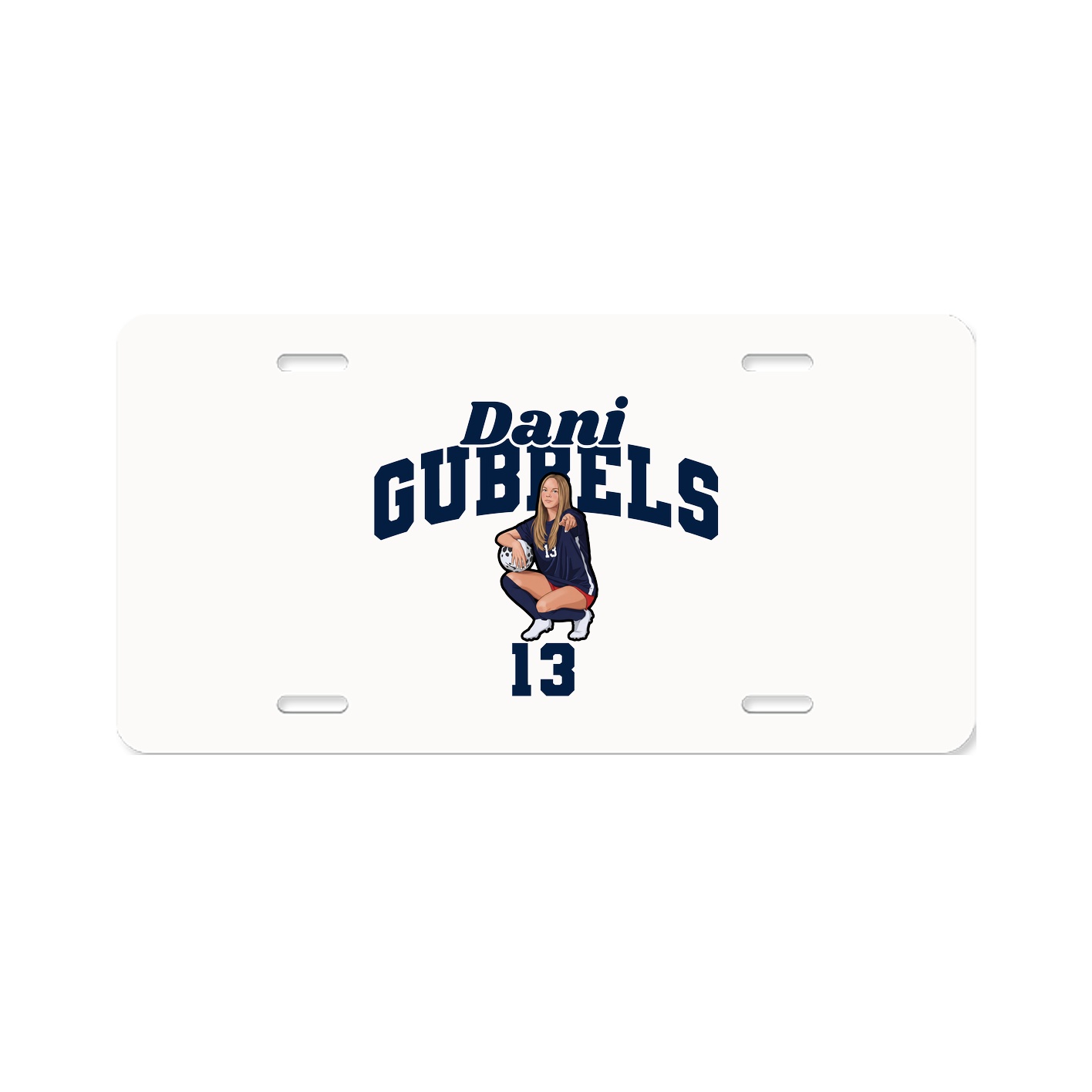 License Plate — Signature Arch in Classic
