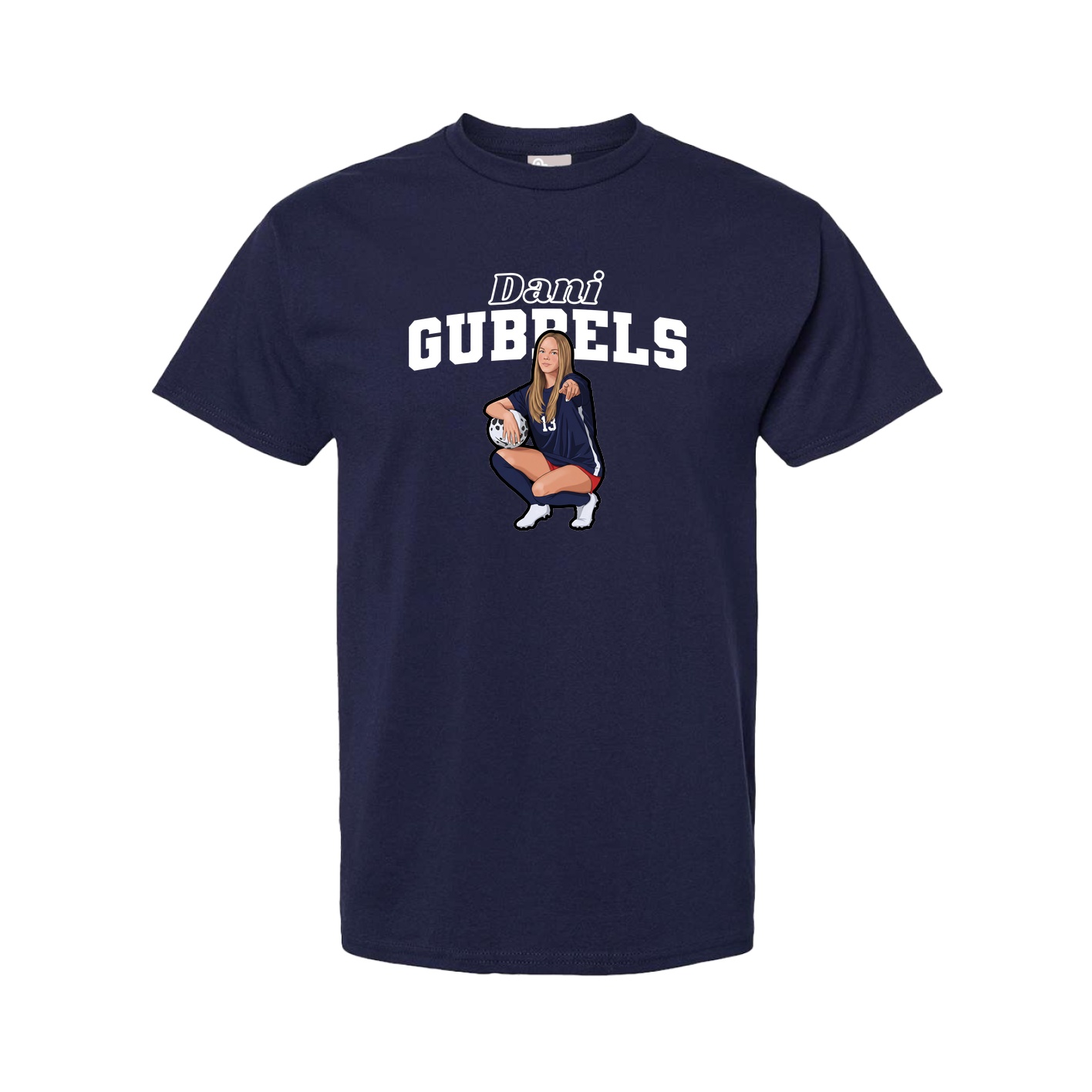 Tee — Name Arch in Navy