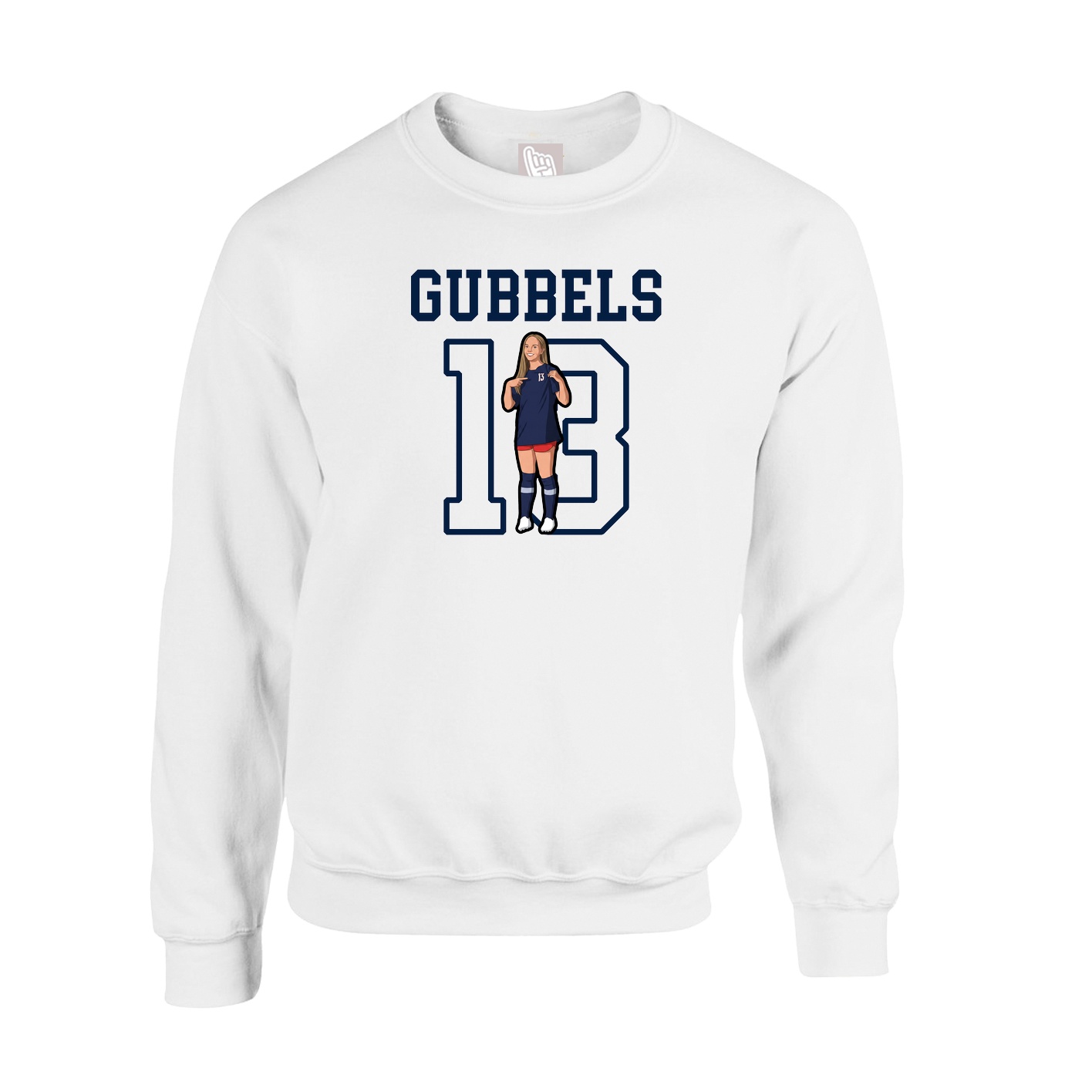 Fleece Crew — Shirsey in White