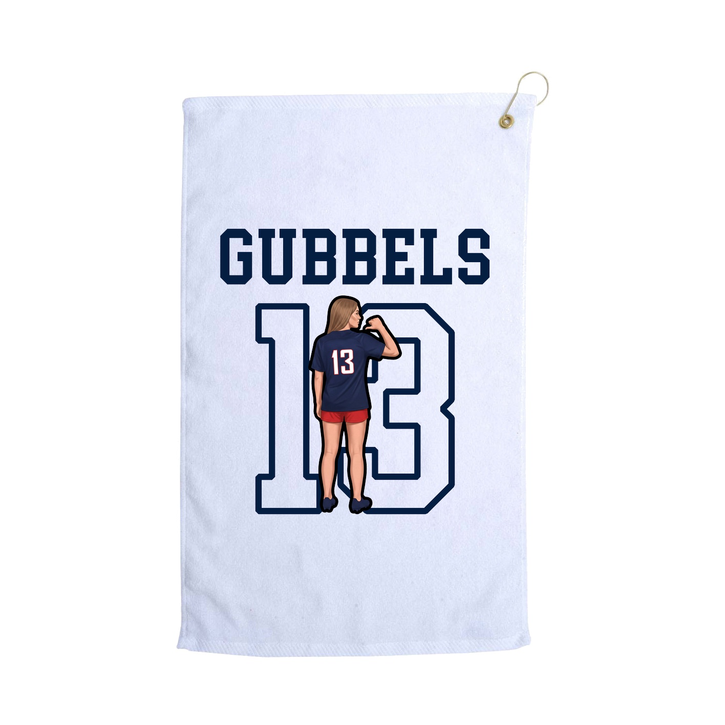 Golf Towel — Shirsey in White