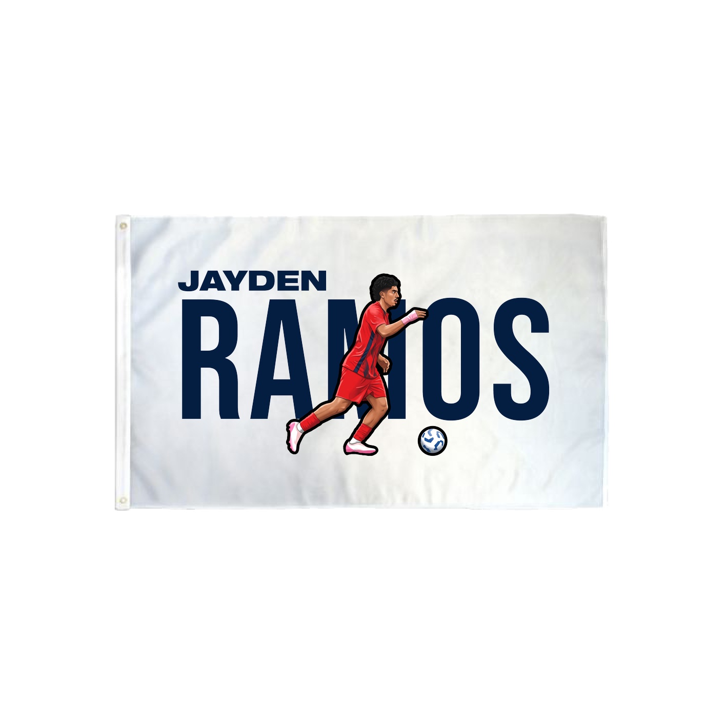 3x5 Flag — Player Name in Classic