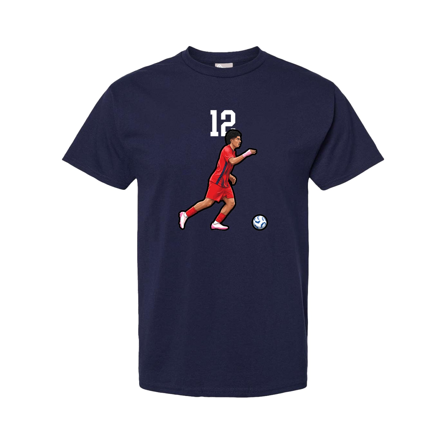 Tee — Number Top in Navy