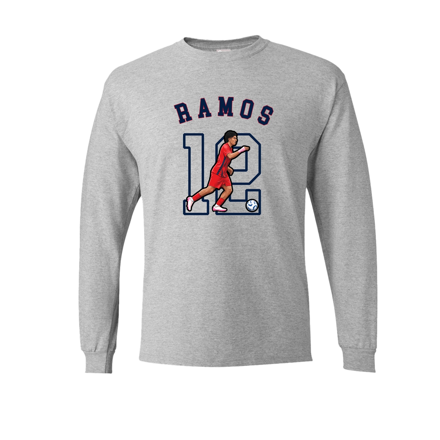 Long Sleeve Tee — Shirsey Arch in Grey