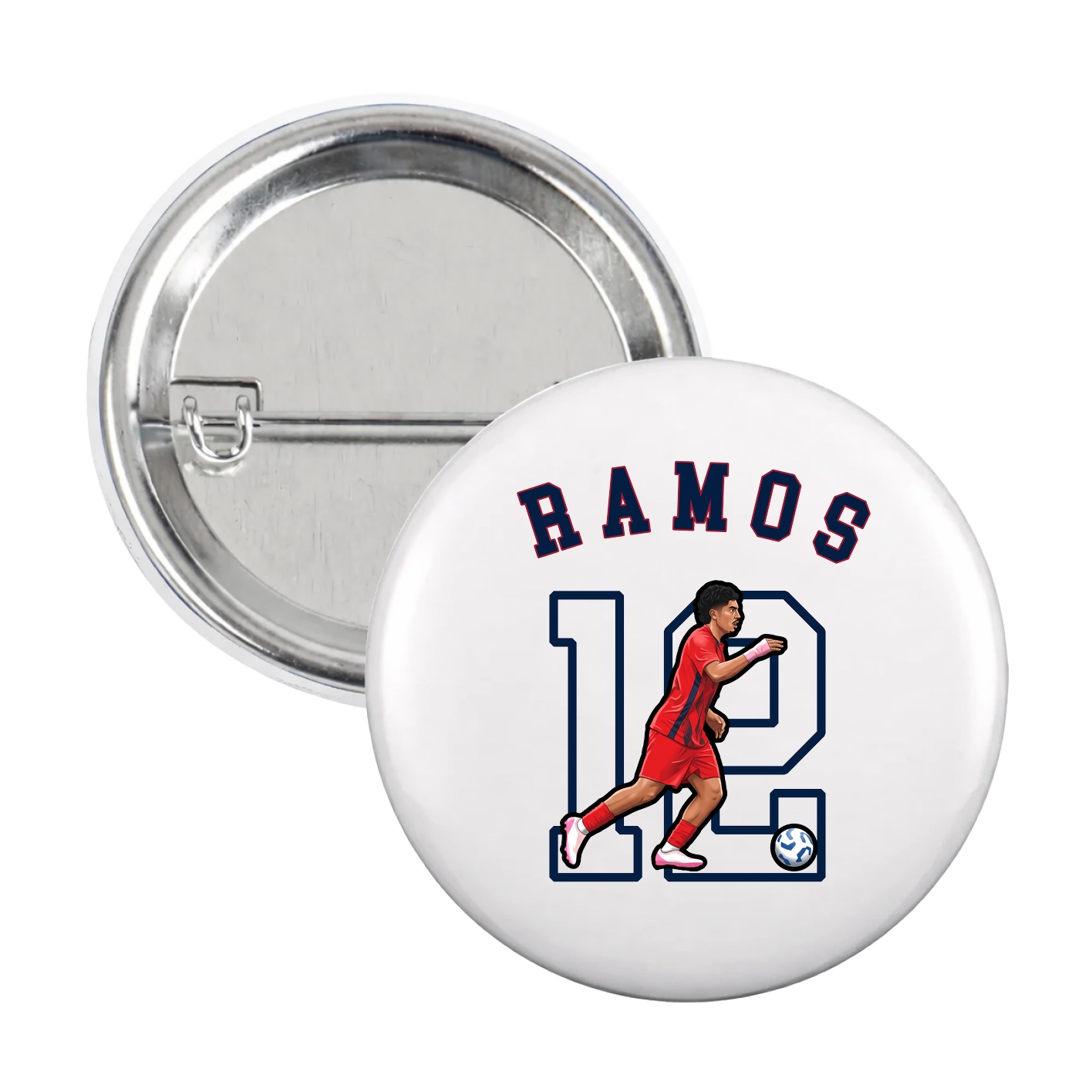 Game Day Button — Shirsey Arch in White