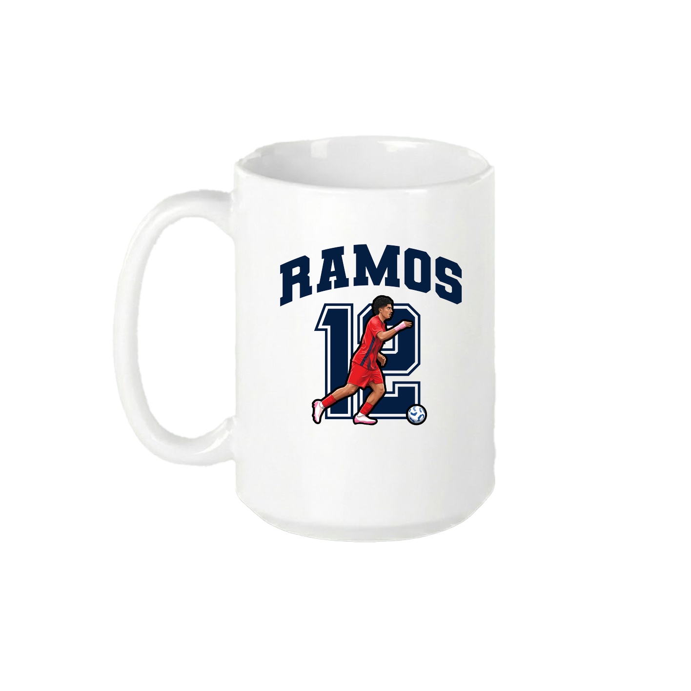 15oz Coffee Mug — Number in White