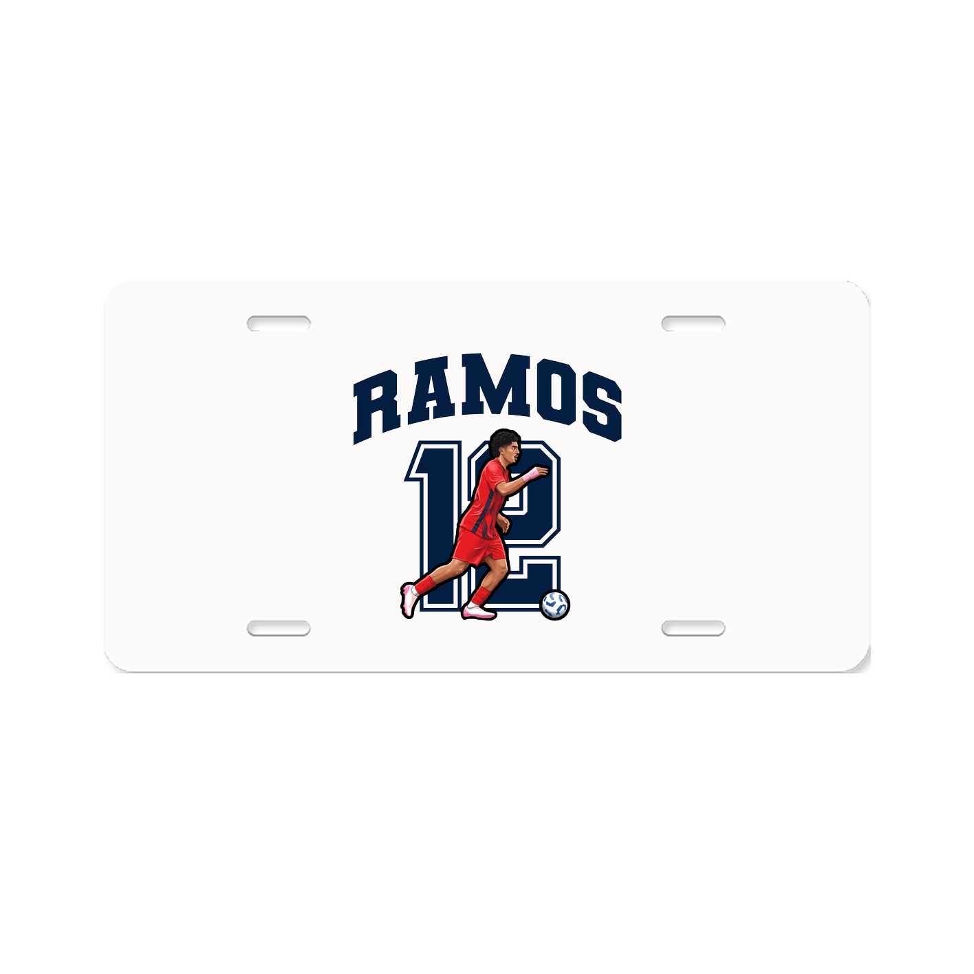License Plate — Number in Classic