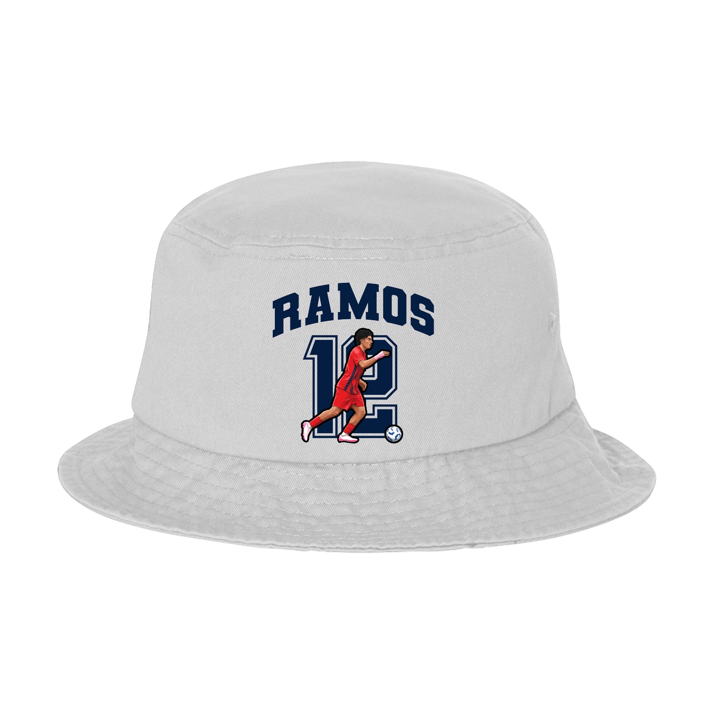 Bucket Cap — Number in White