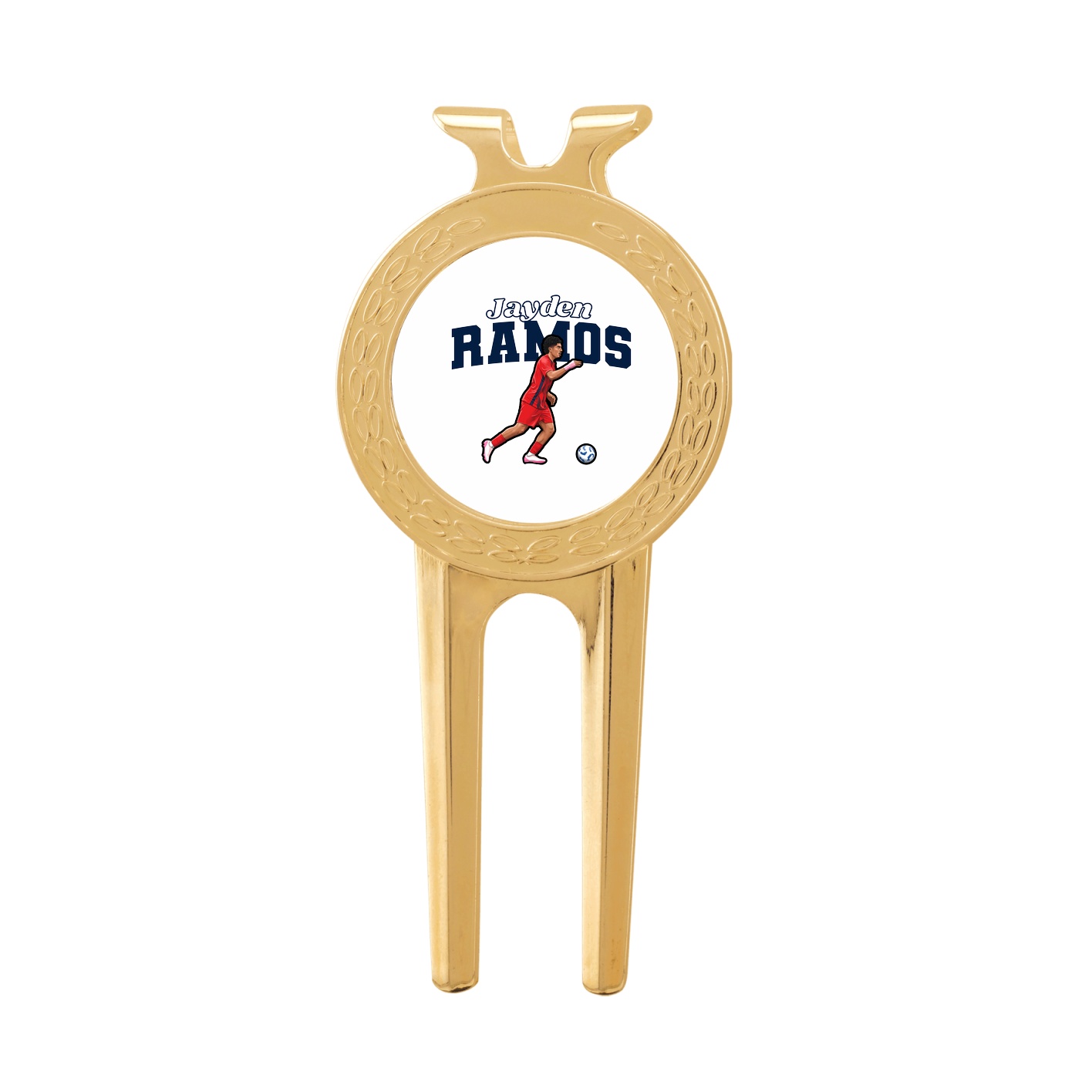 Divot Tool with Ball Marker — Name Arch in Classic