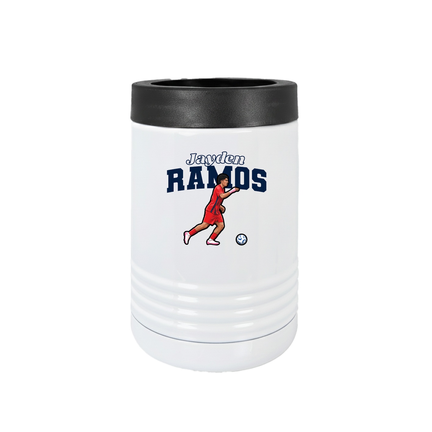 Beverage Holder — Name Arch in White