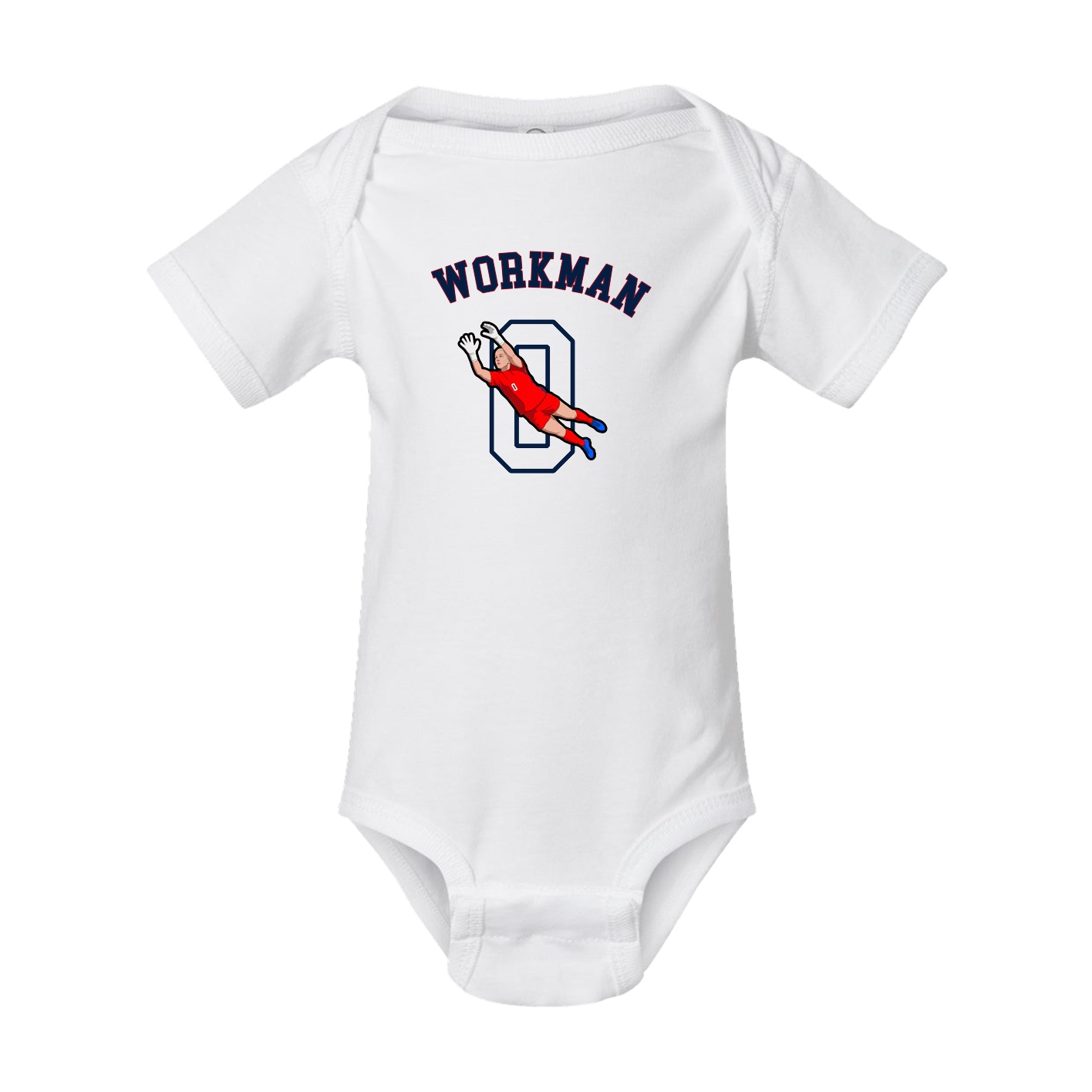 Baby Onesie — Shirsey Arch in White