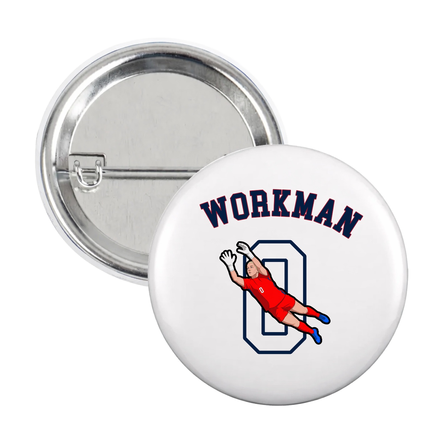 Game Day Button — Shirsey Arch in White