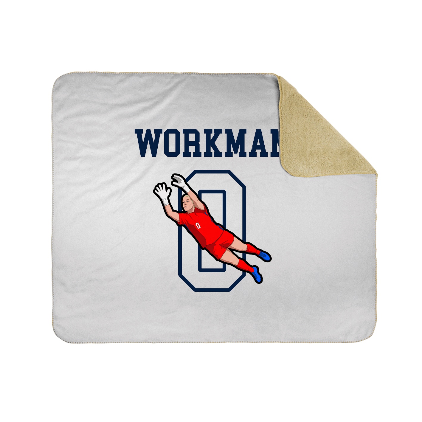 Throw Blanket — Shirsey in White