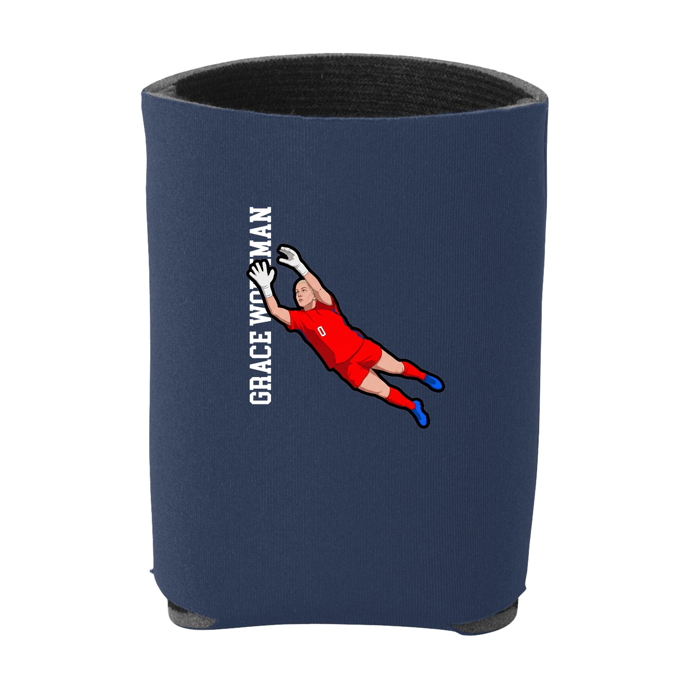 Can Holder — Name Vertical in Navy