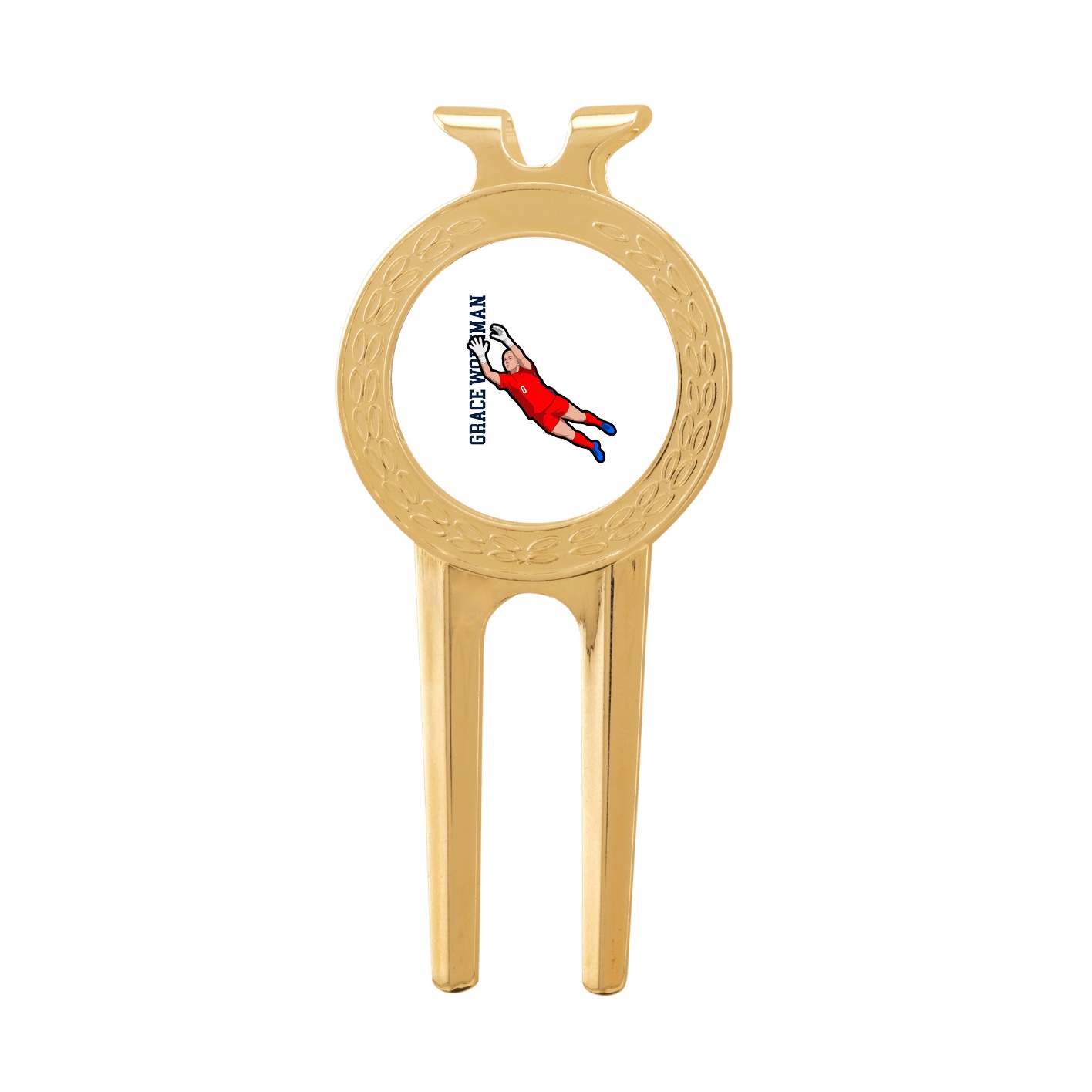 Divot Tool with Ball Marker — Name Vertical in Classic