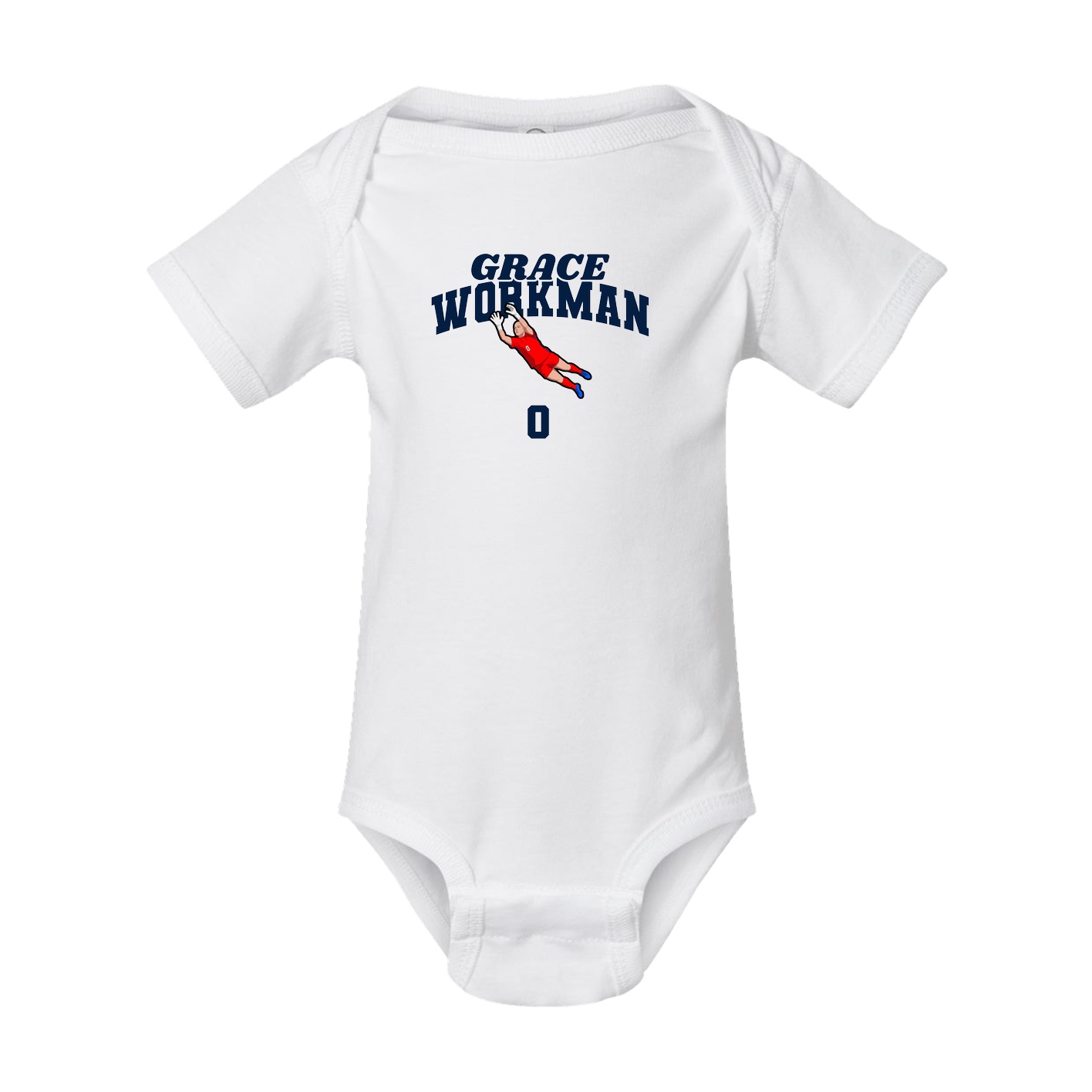 Baby Onesie — Signature Arch in White