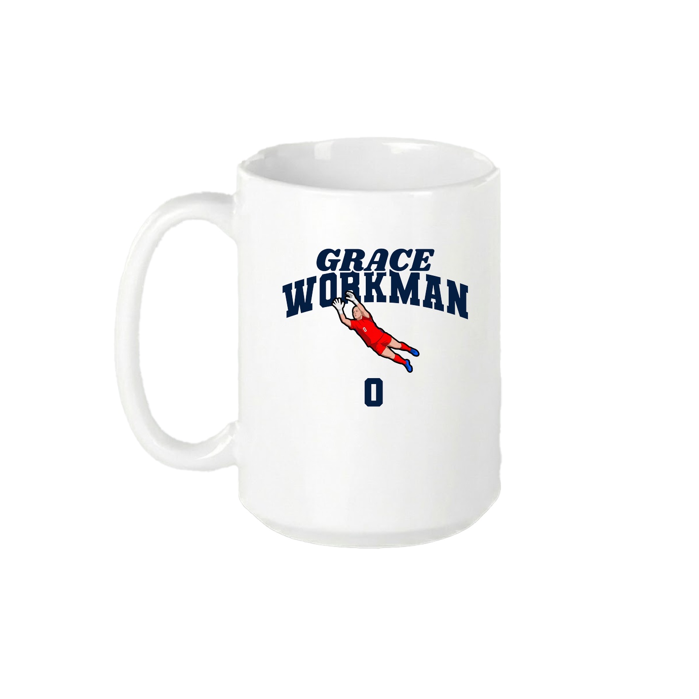 15oz Coffee Mug — Signature Arch in White