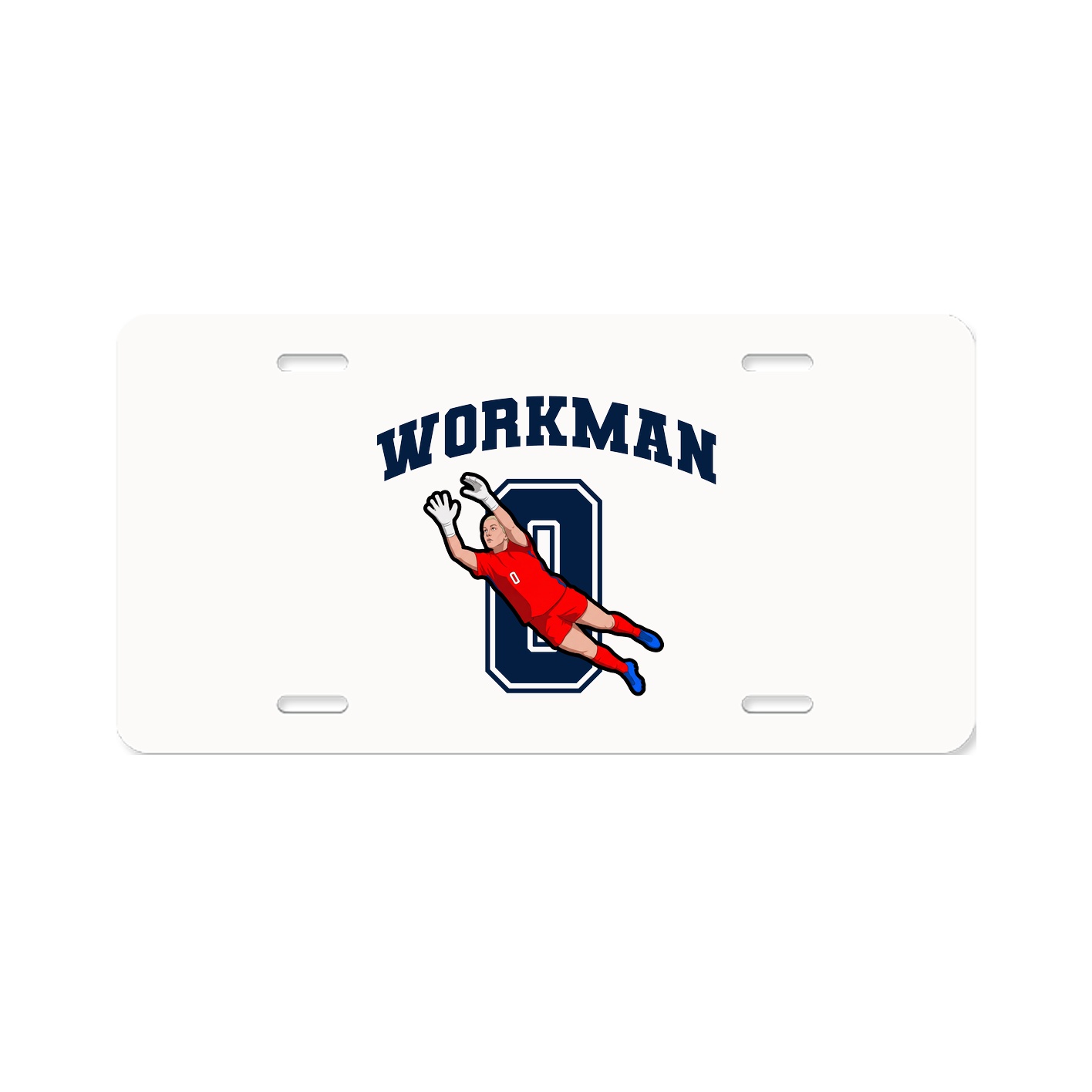 License Plate — Number in Classic
