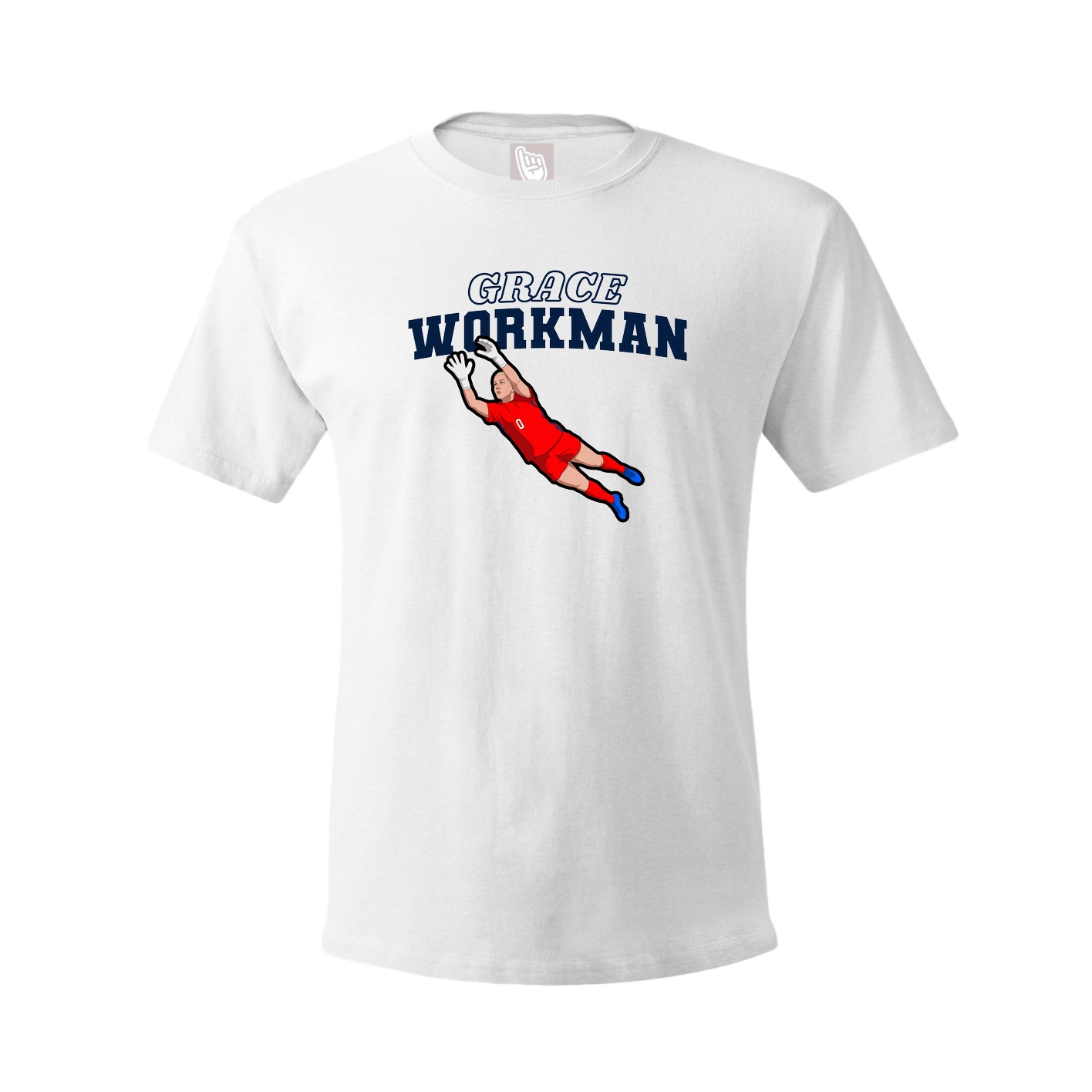 Tee — Name Arch in White