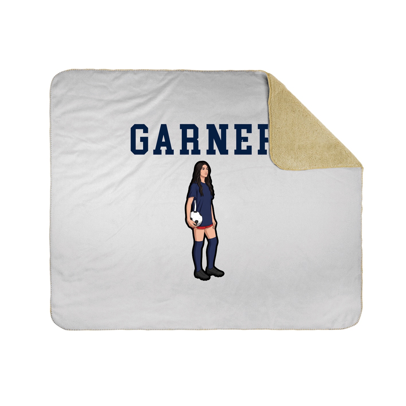 Throw Blanket — Shirsey in White