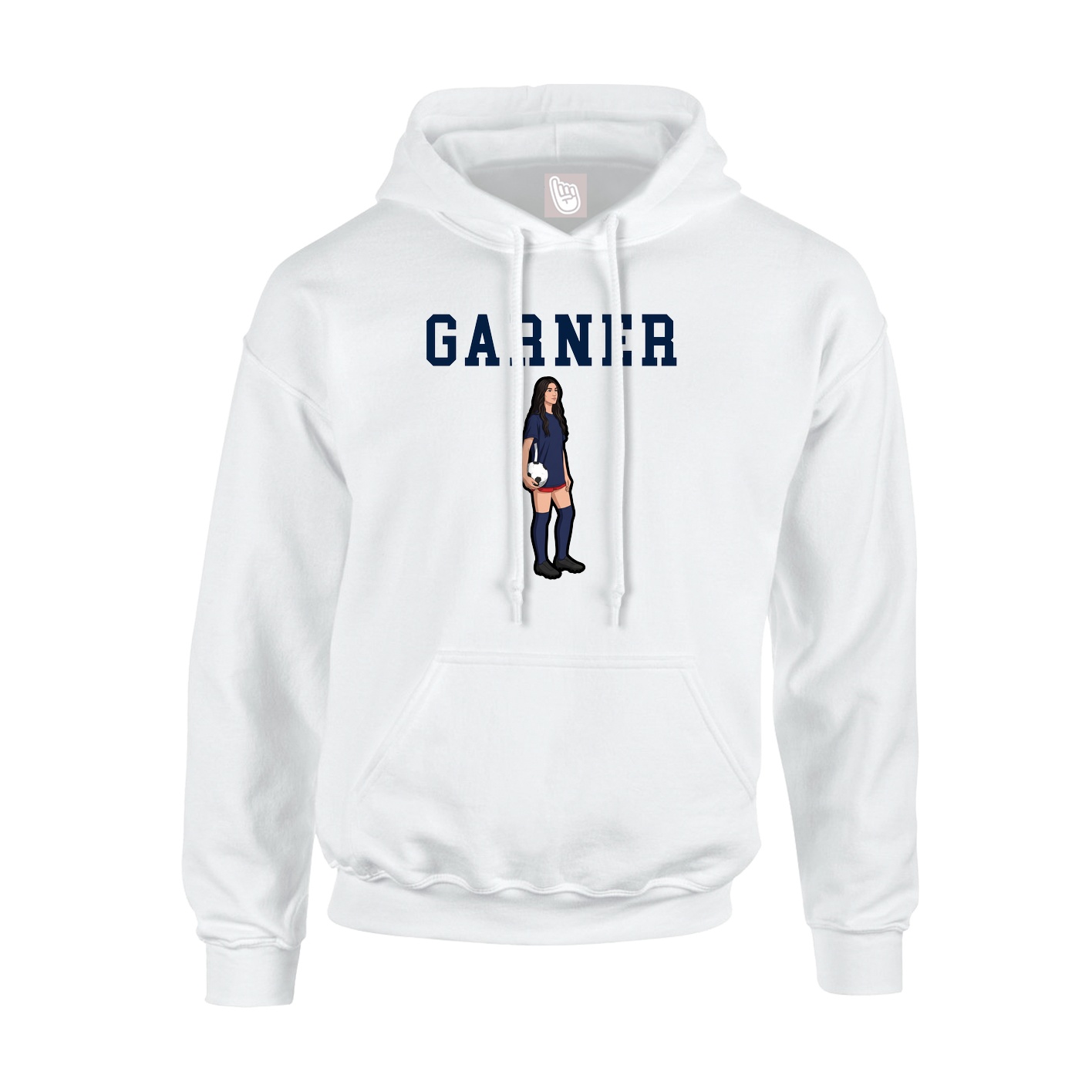 Youth Hoodie — Shirsey in White