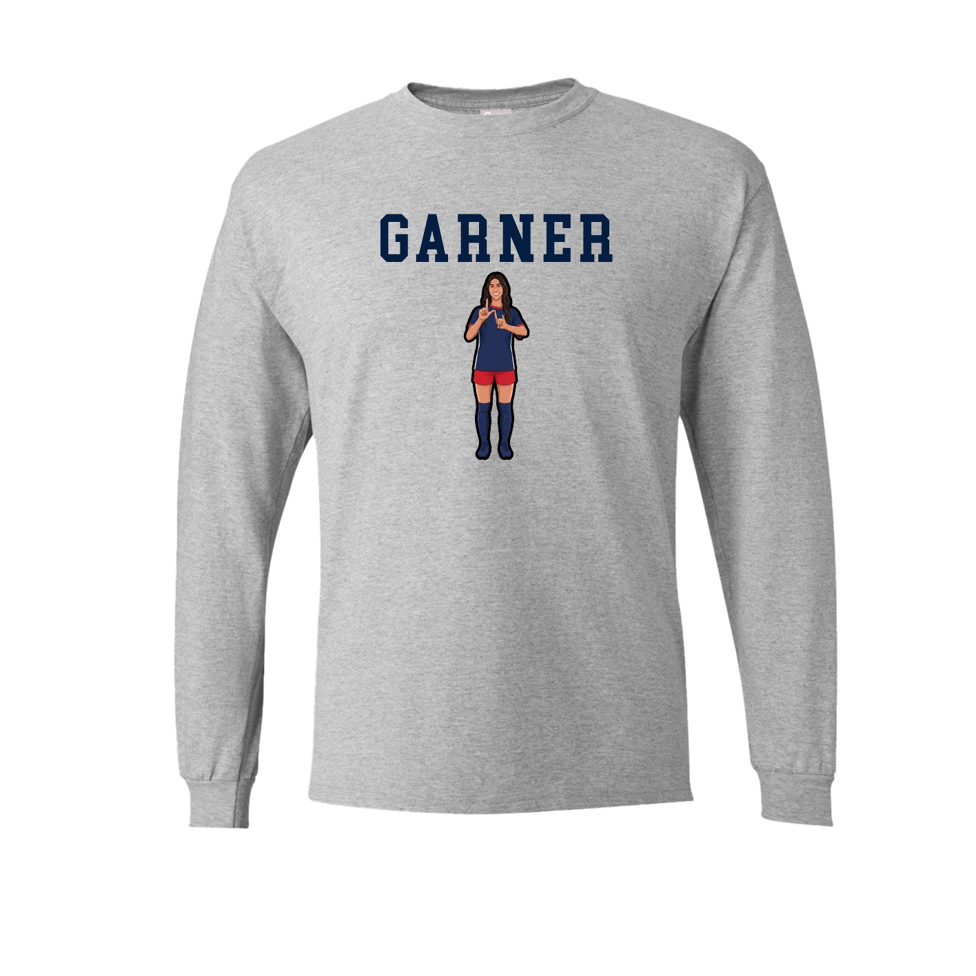 Long Sleeve Tee — Shirsey in Grey