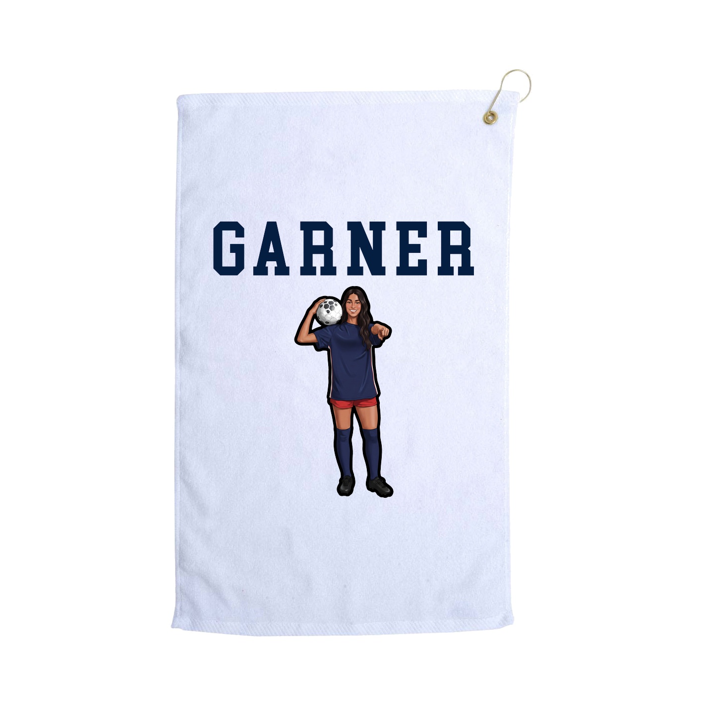 Golf Towel — Shirsey in White