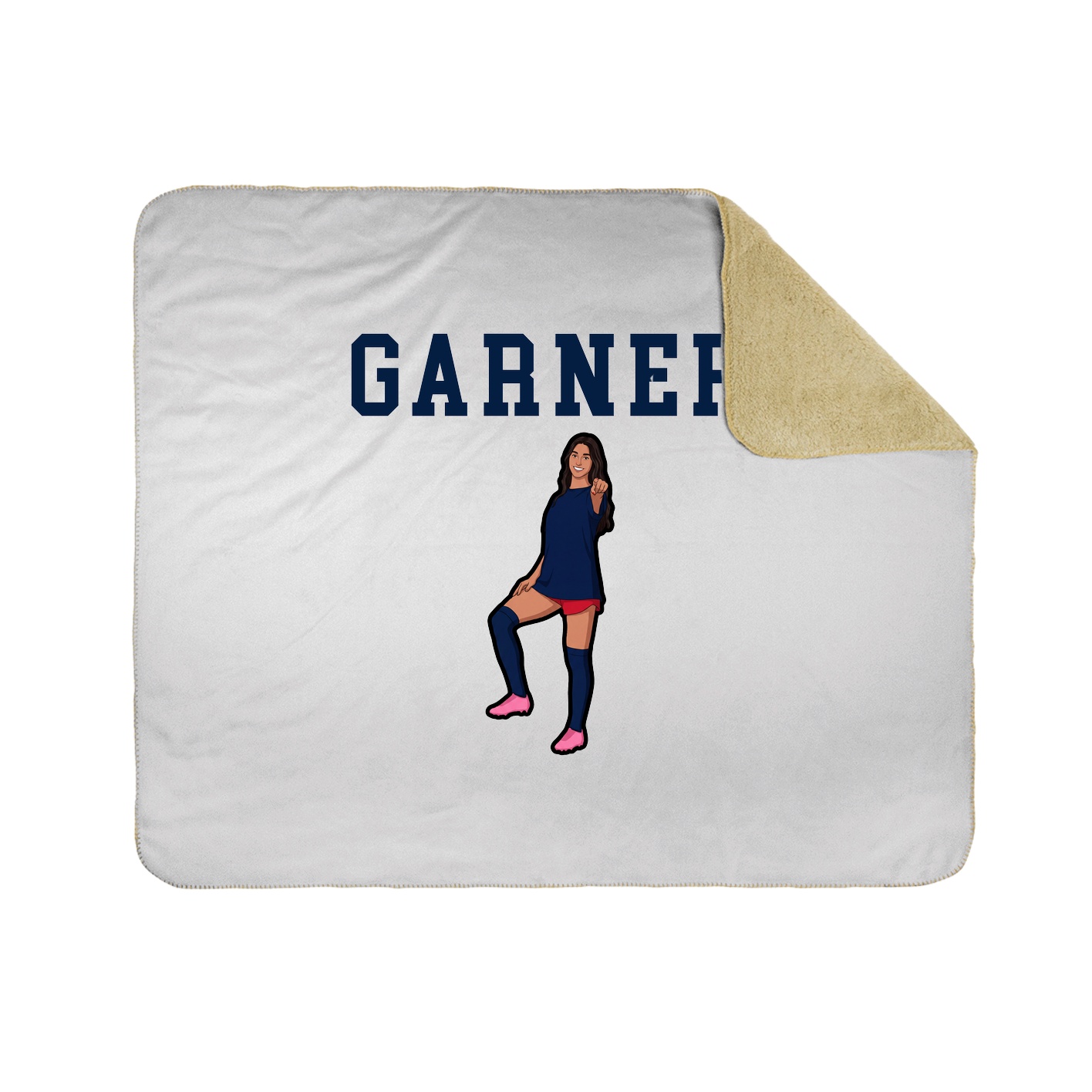 Throw Blanket — Shirsey in White