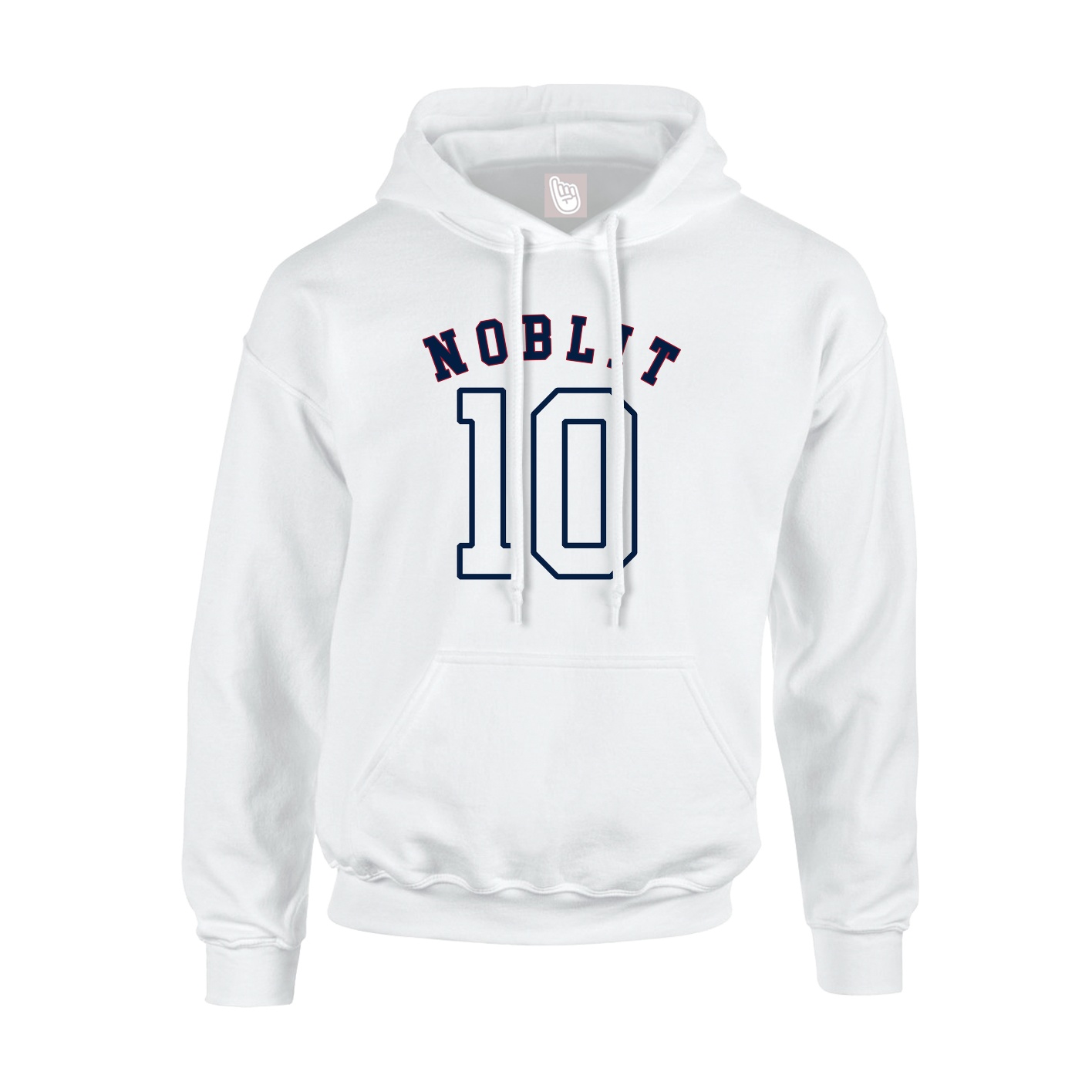 Youth Hoodie — Shirsey Arch in White